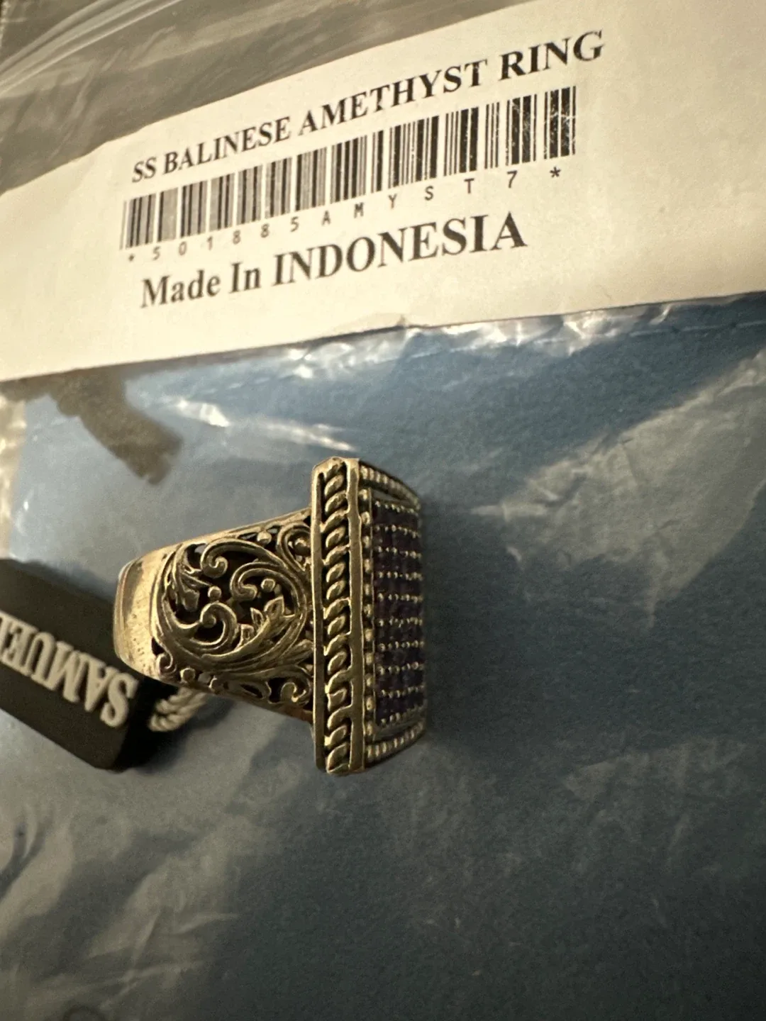 Samuel B. Collection Balinese Amethyst Ring size 6 image indicator(3)