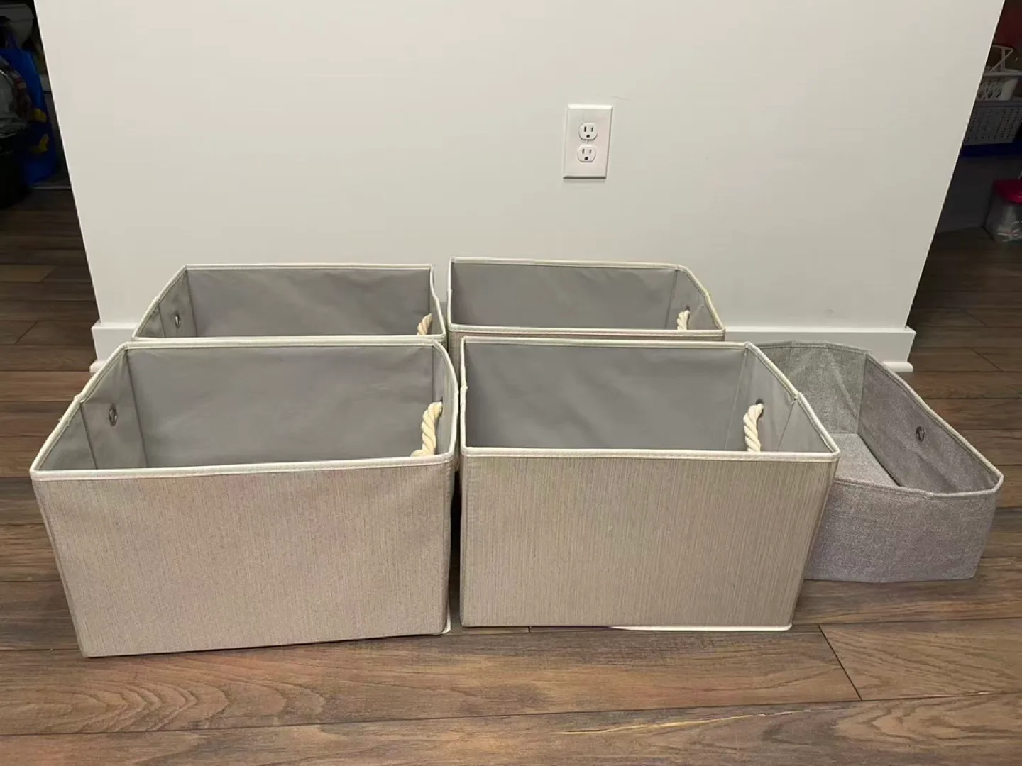 Storage Bins with Rope Handles image indicator(2)