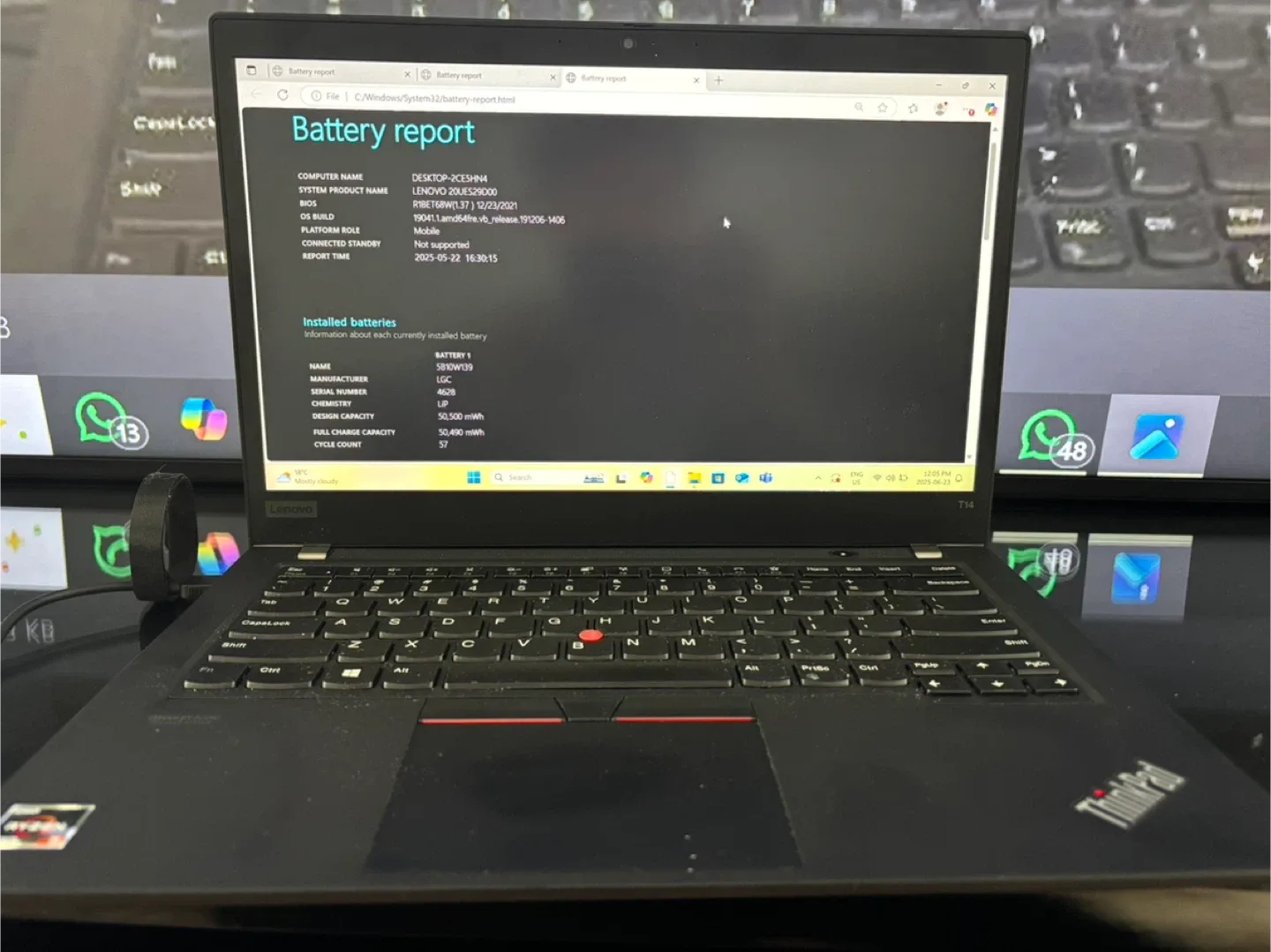Lenovo ThinkPad T14 Laptop image indicator(4)
