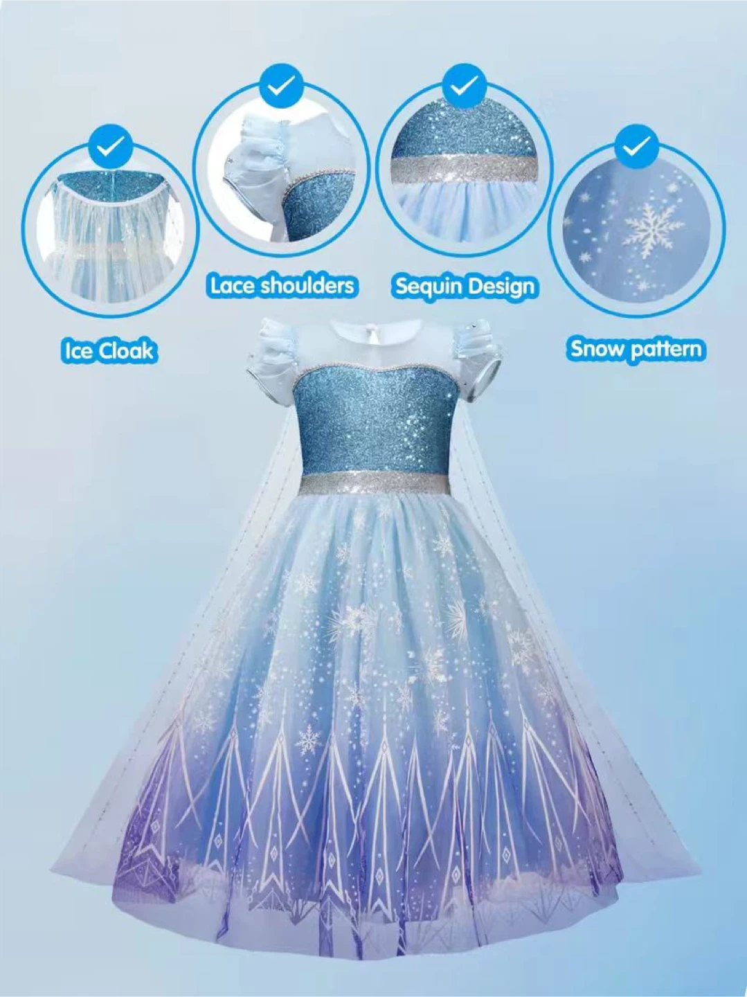 Elsa 'Frozen' Dress - - photo 3