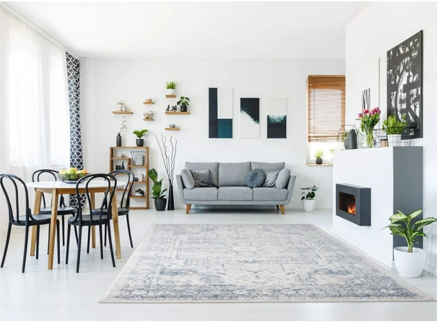 Area Rug - Blue & Grey - photo 4