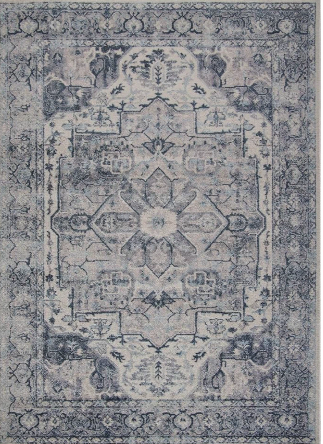 Area Rug - Blue & Grey - photo 3