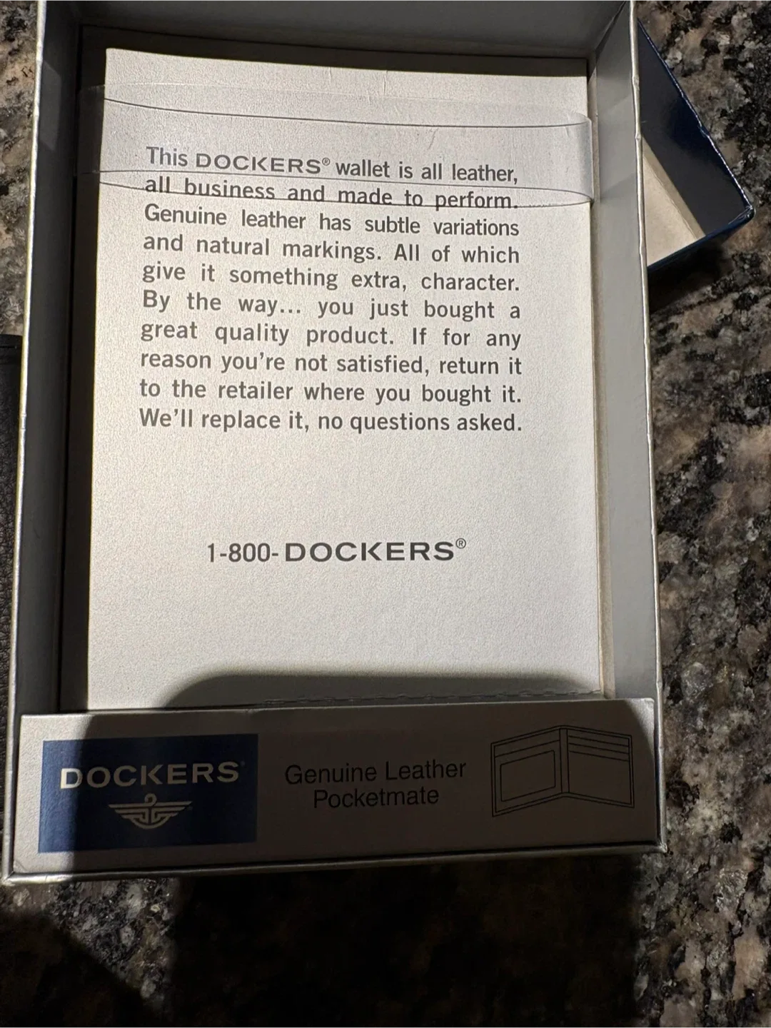 Dockers Genuine Leather Pocketmate Wallet - Black image indicator(6)