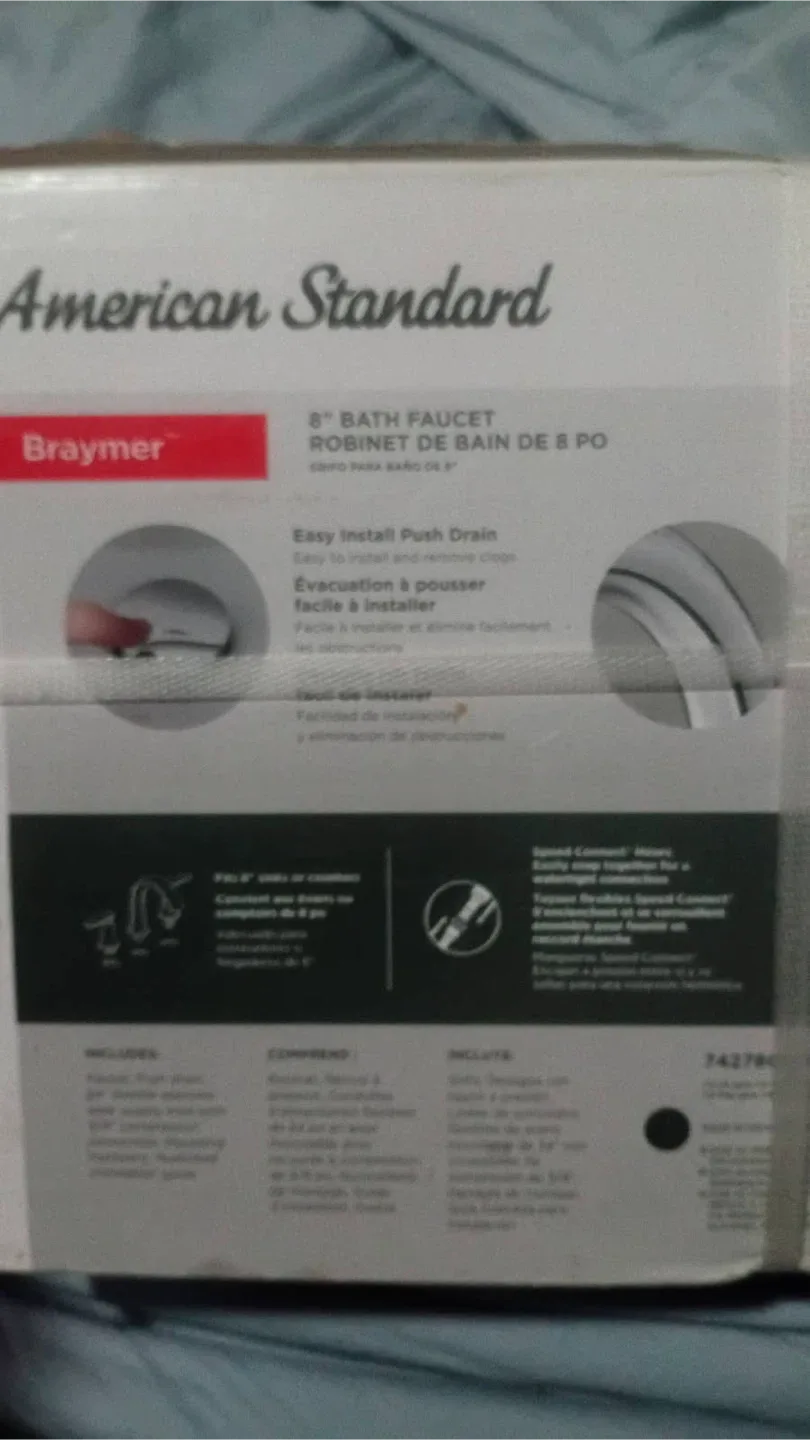 American Standard Braymer 8" Bath Faucet - New image indicator(3)