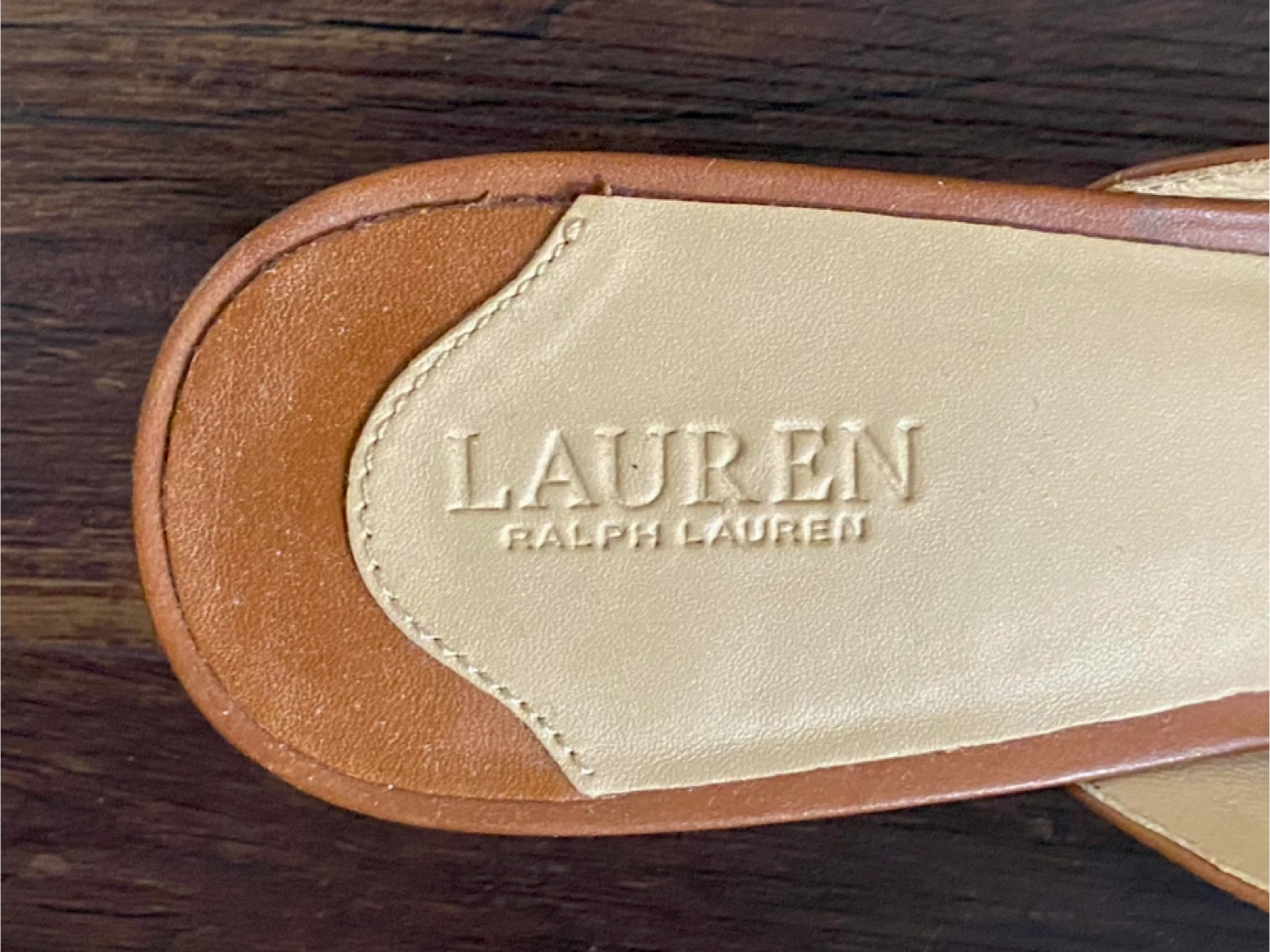 Lauren Ralph Lauren Brown Leather Mules - photo 3
