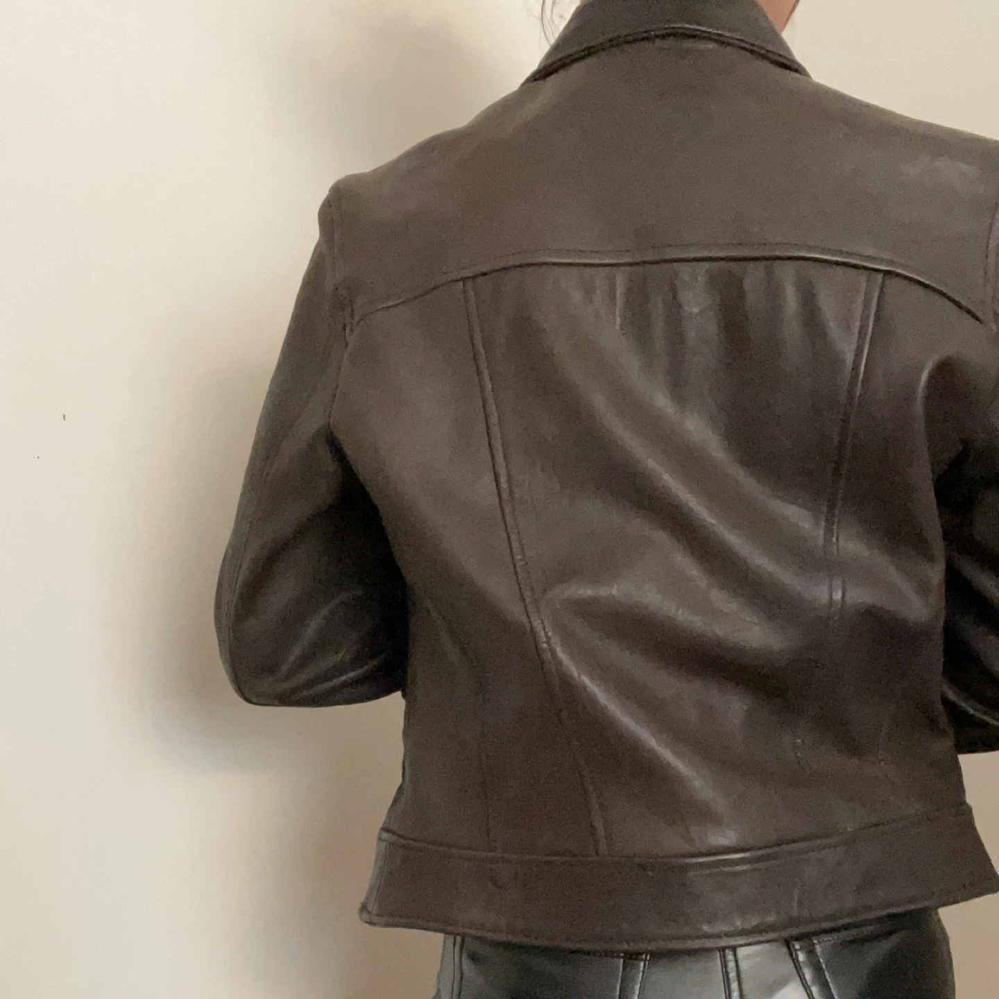 Made in Italy Brown Italian Collar Leather Jacket - photo 4