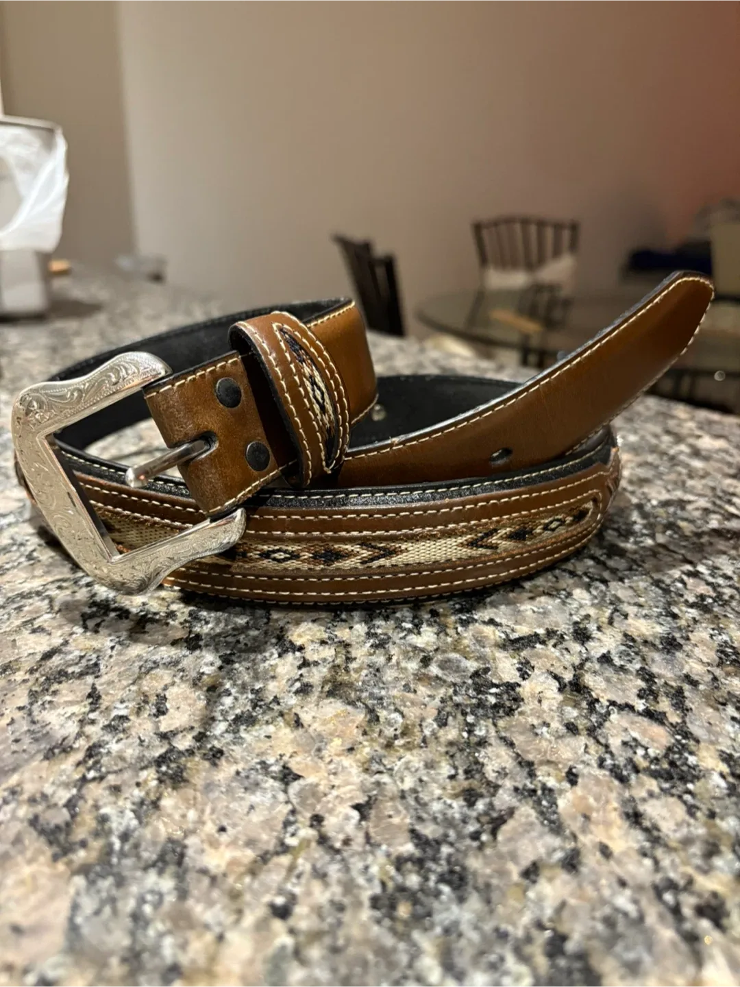 Nocona Belt Co. Leather Belt, Size 38 thumbnail