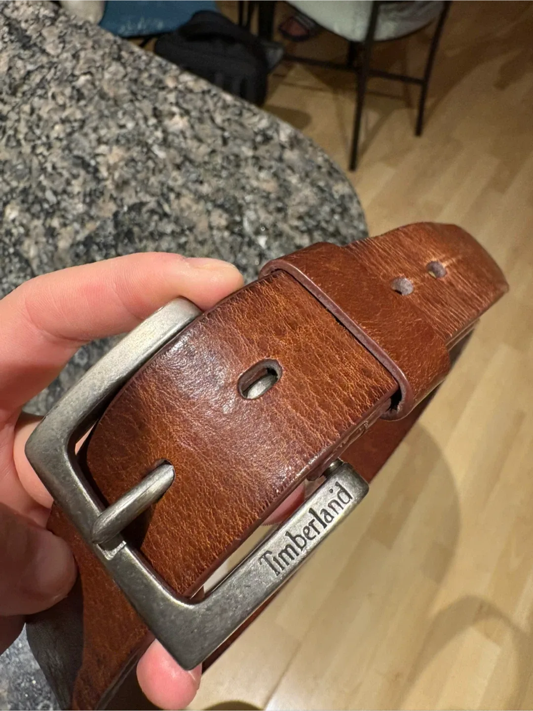 Timberland Brown Leather Belt - 36 image indicator(2)