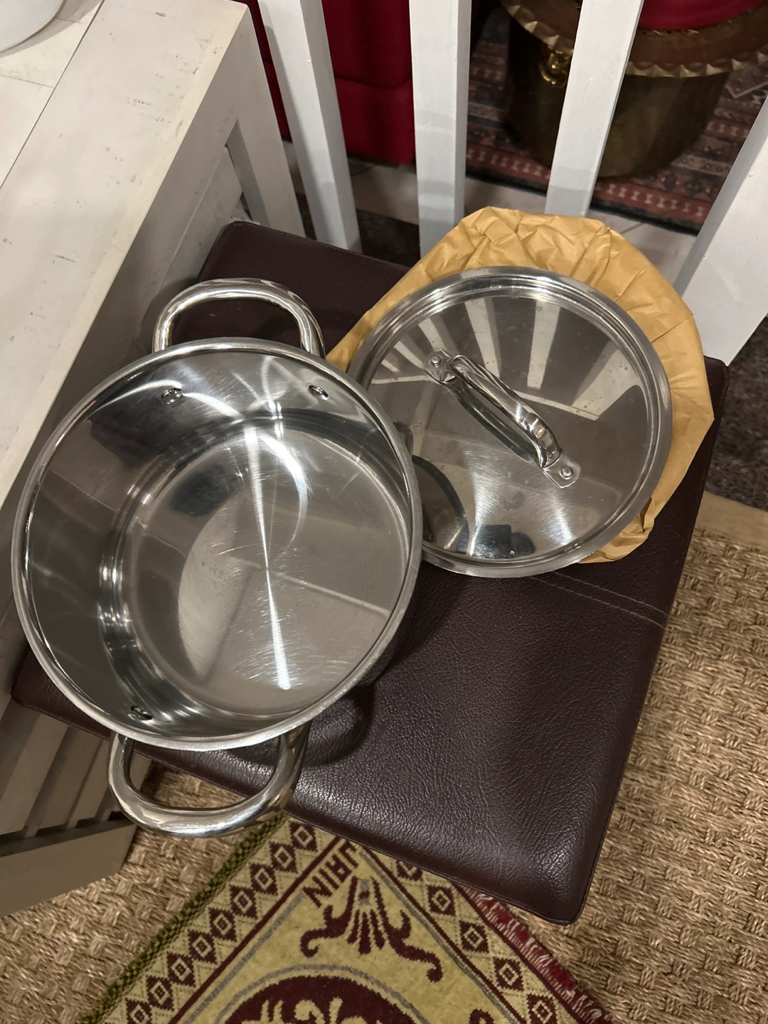 IKEA Stainless Steel Stock Pot 3Lwith Lid🥕