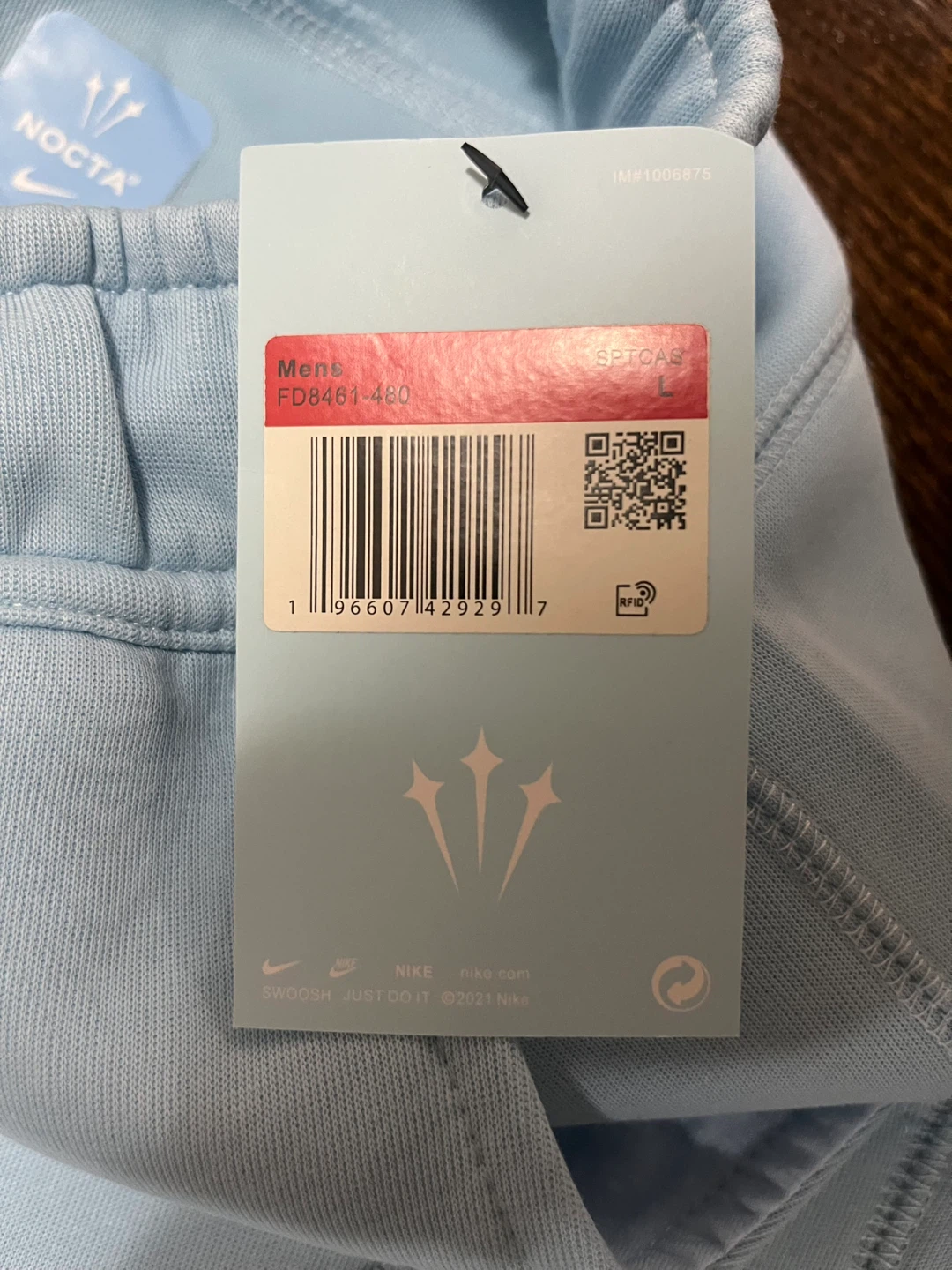 BRAND NEW NOCTA x Nike Tech Blue Pants - Size L - photo 5