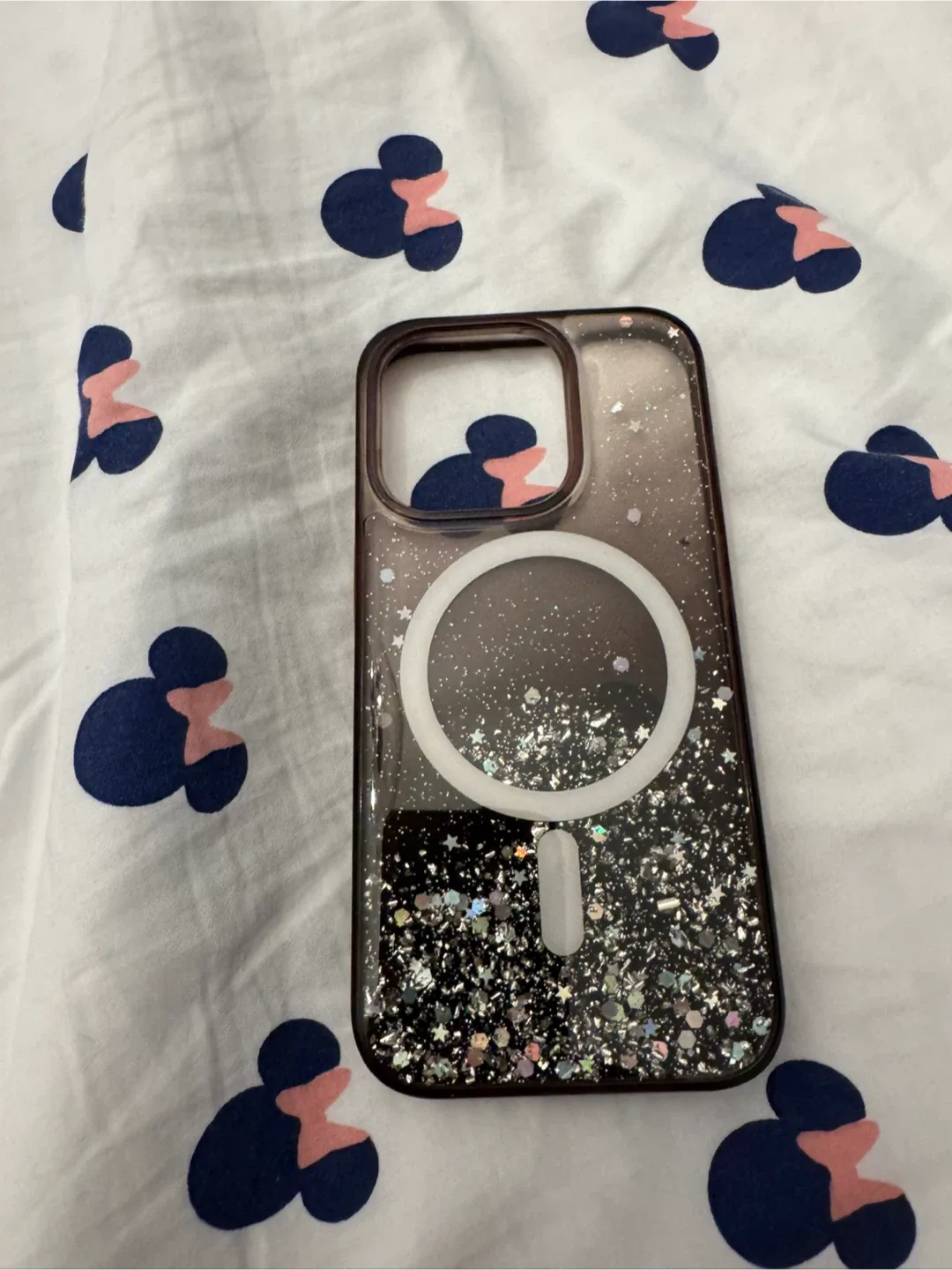 iPhone Case - Black with Glitter thumbnail