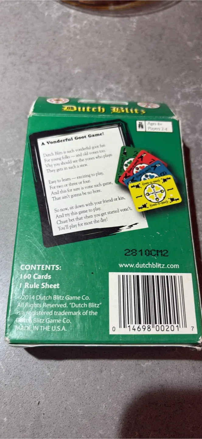 NEW Dutch Blitz Card Game - Original Pack image indicator(3)