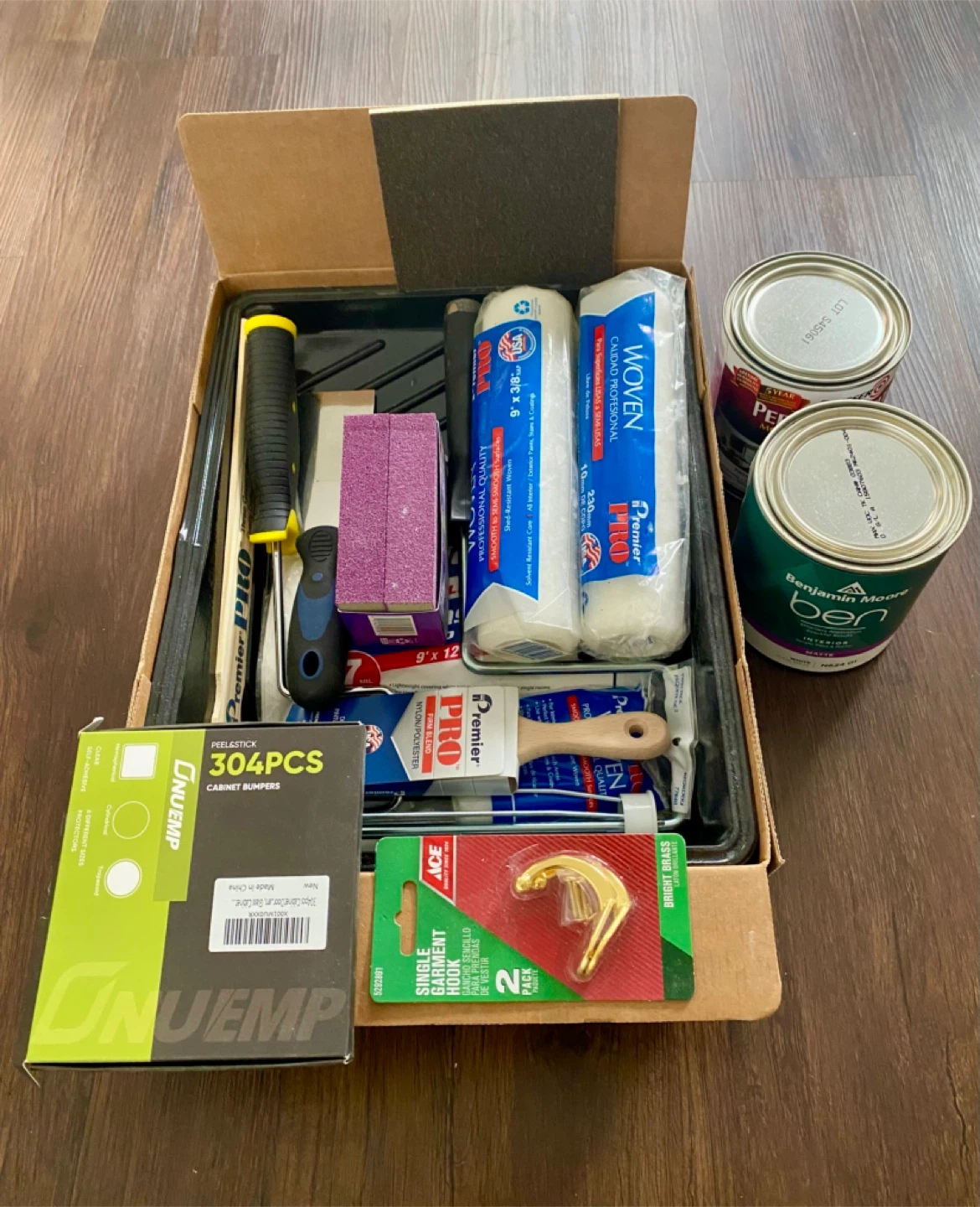 Painting Supplies Kit with Benjamin Moore Paint