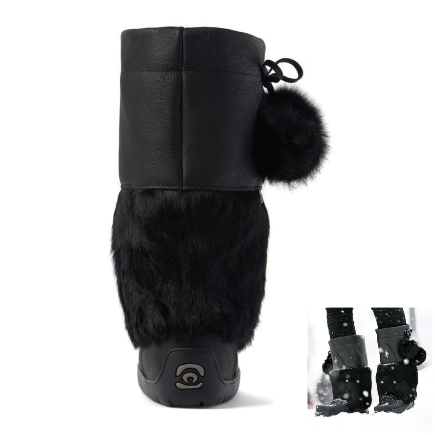 Manitobah Waterproof Snowy Owl Mukluk - Womens Leather & Fur thumbnail