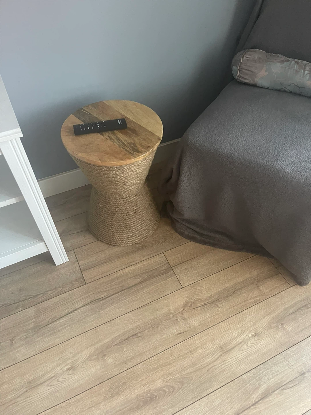 Accent Table with Jute Base