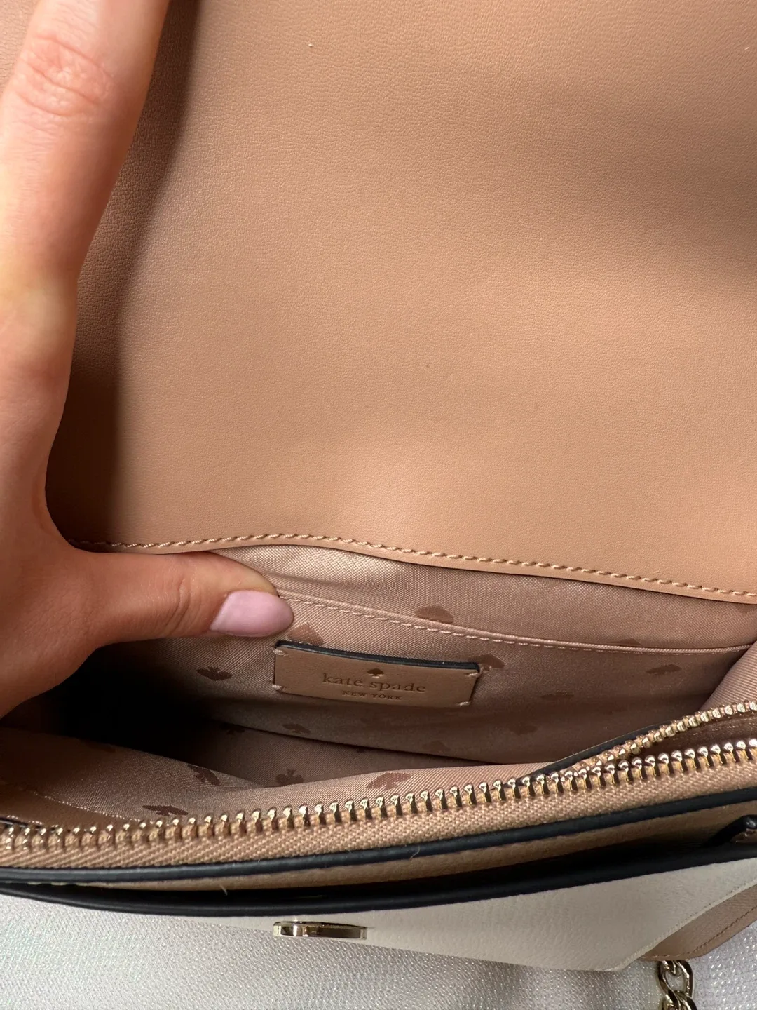 Kate Spade Crossbody Bag - Black, Beige, White image indicator(4)