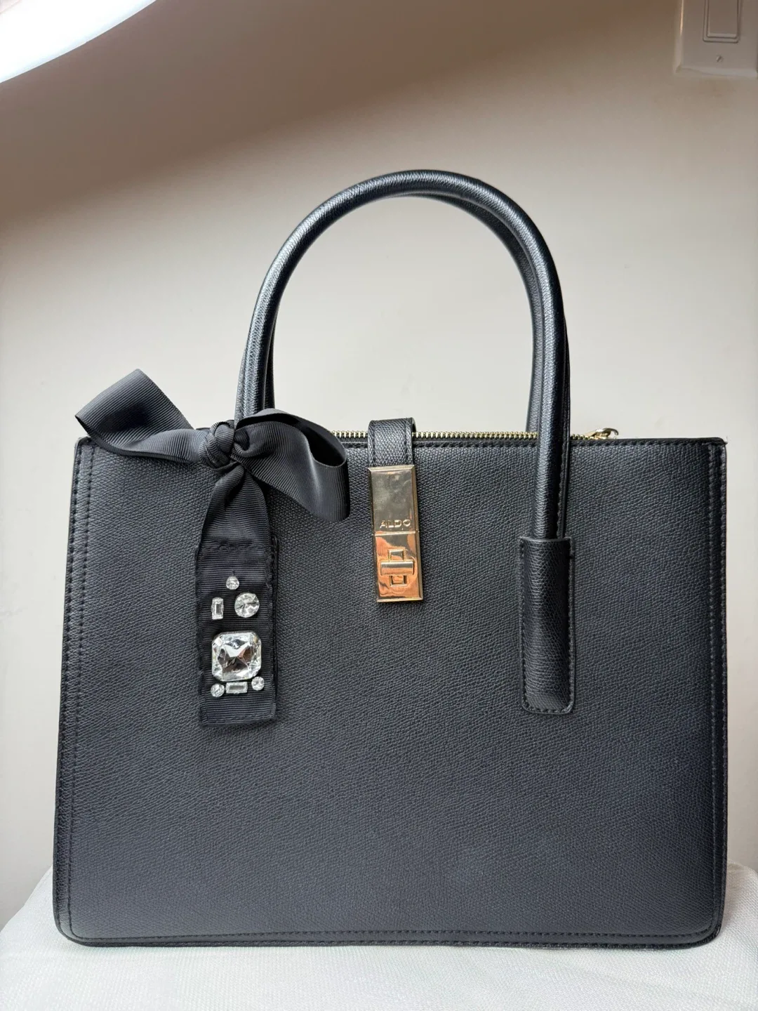 Aldo Black Tote Bag thumbnail