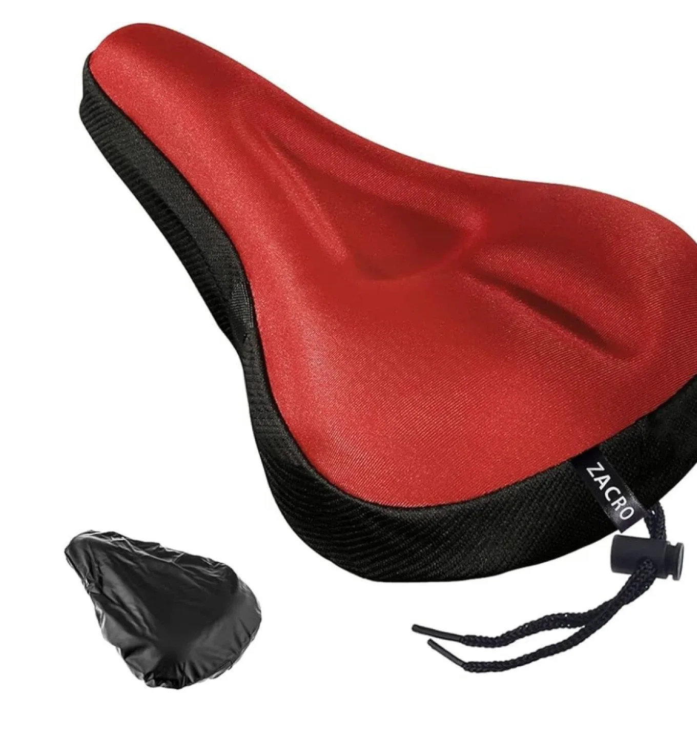 Zacro Gel Bike Seat Cover - Red thumbnail