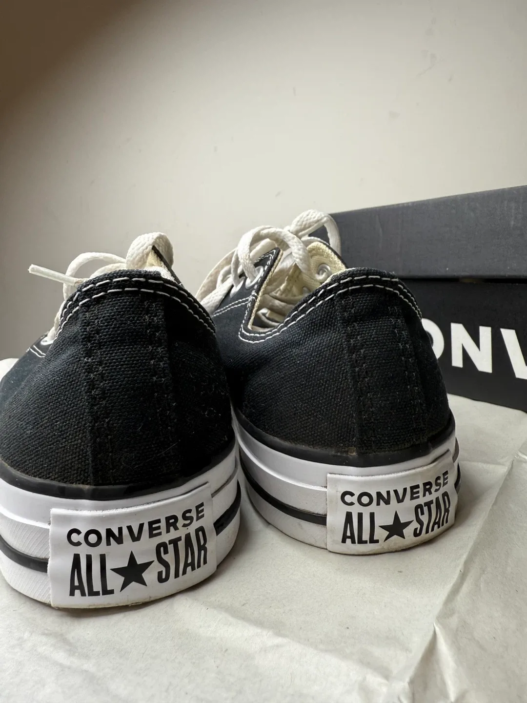 Converse All Star Black Low-Top Sneakers with Box image indicator(5)