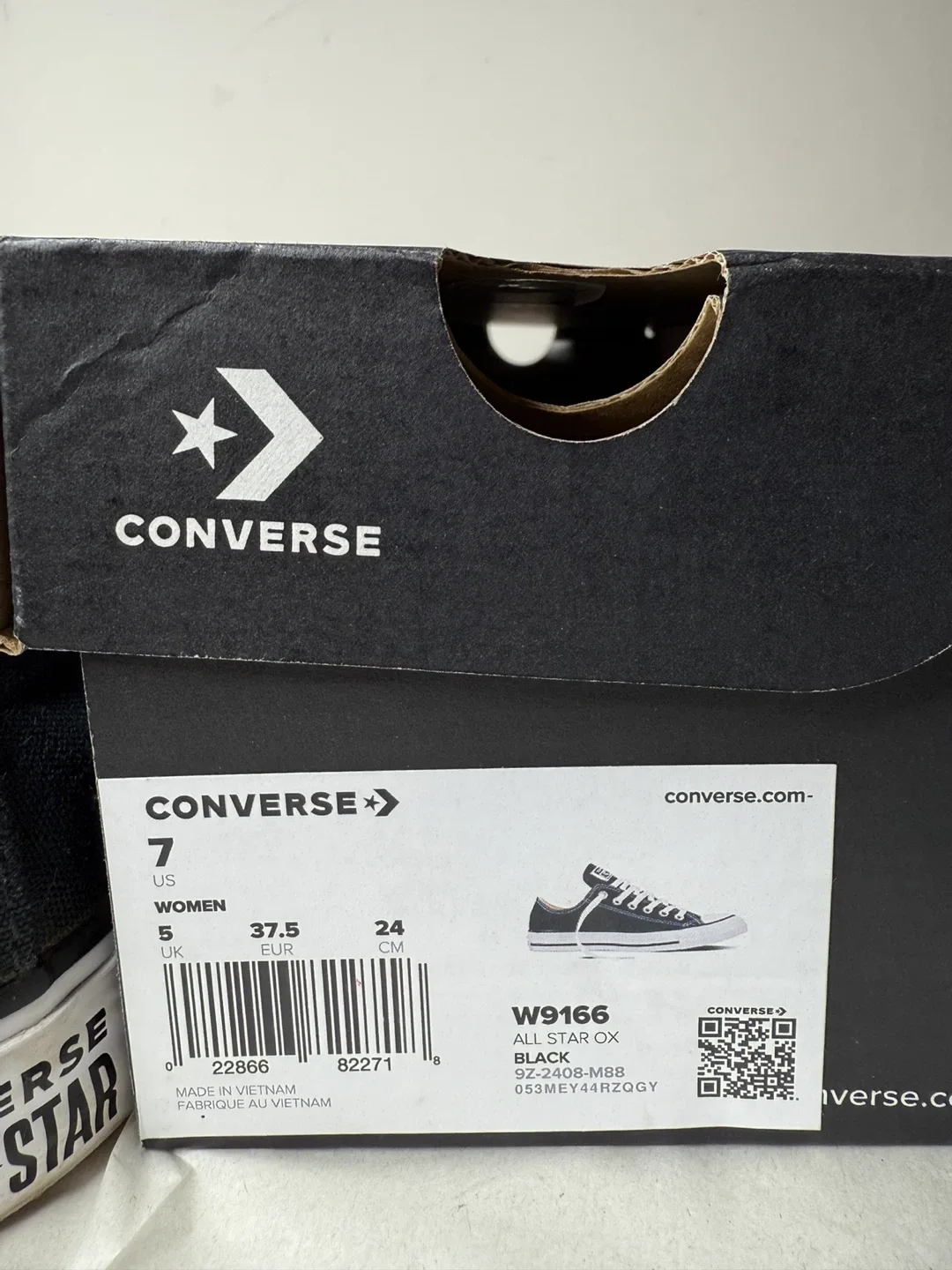 Converse All Star Black Low-Top Sneakers with Box image indicator(6)