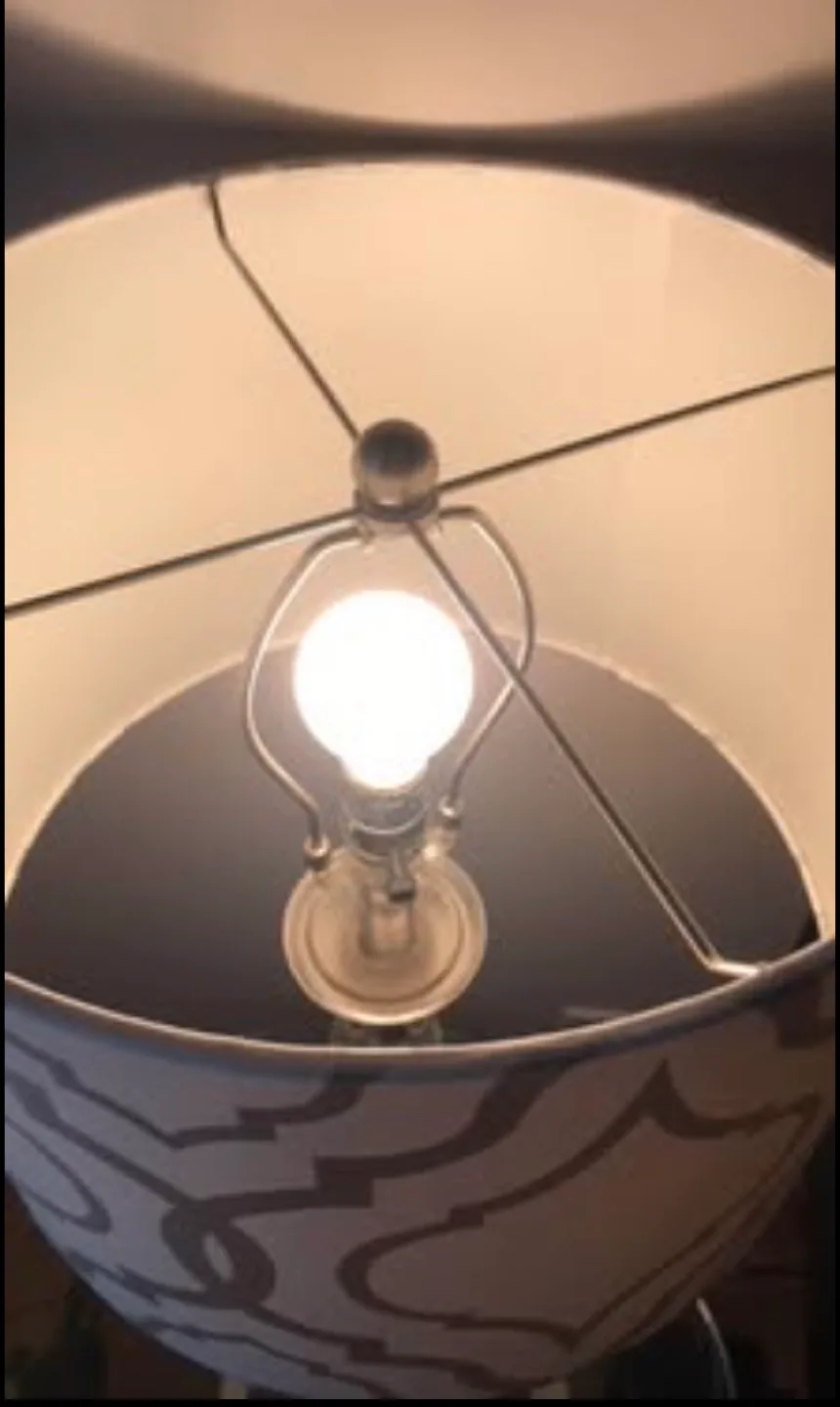 Table Lamp with Patterned Shade thumbnail