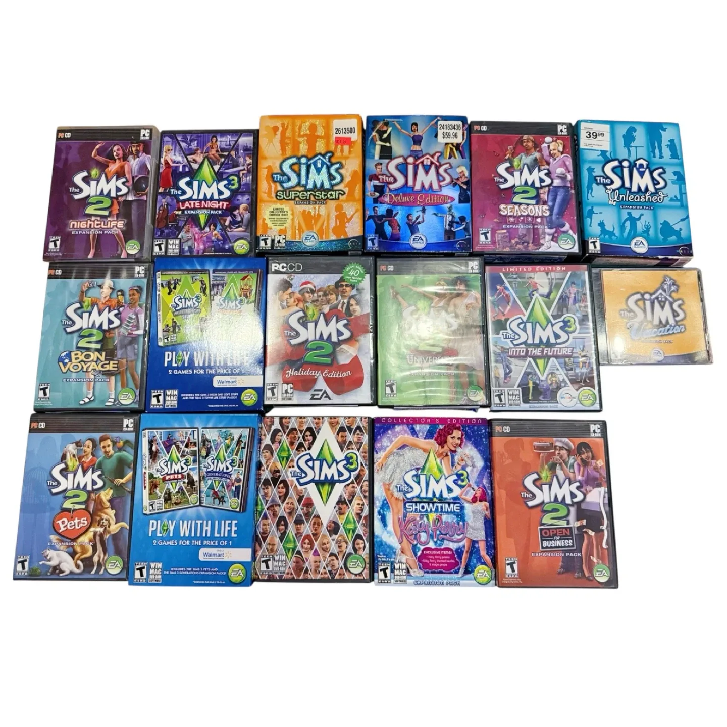 X17 THE SIMS PC GAMES LOT - PRE-OWNED image indicator(2)