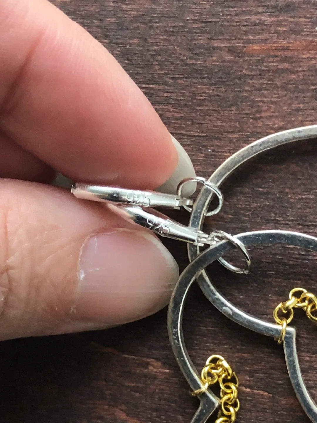 Big Handmade Coin Dangle Earrings image indicator(2)