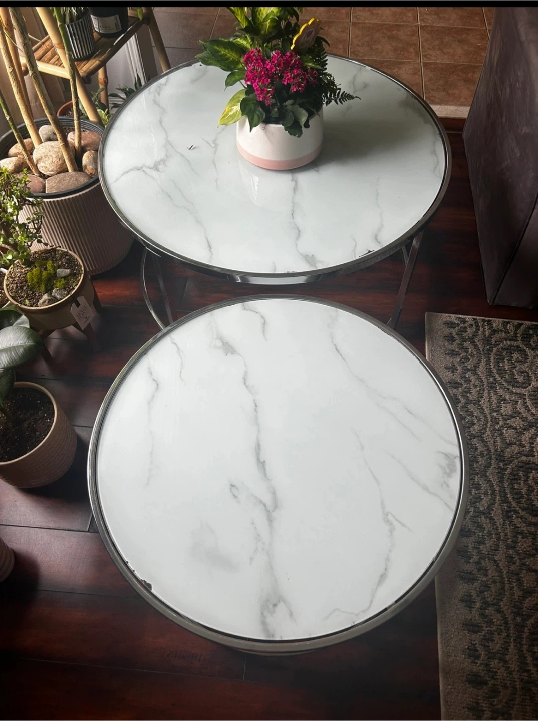 Nesting Coffee Tables - Marble Look - photo 3