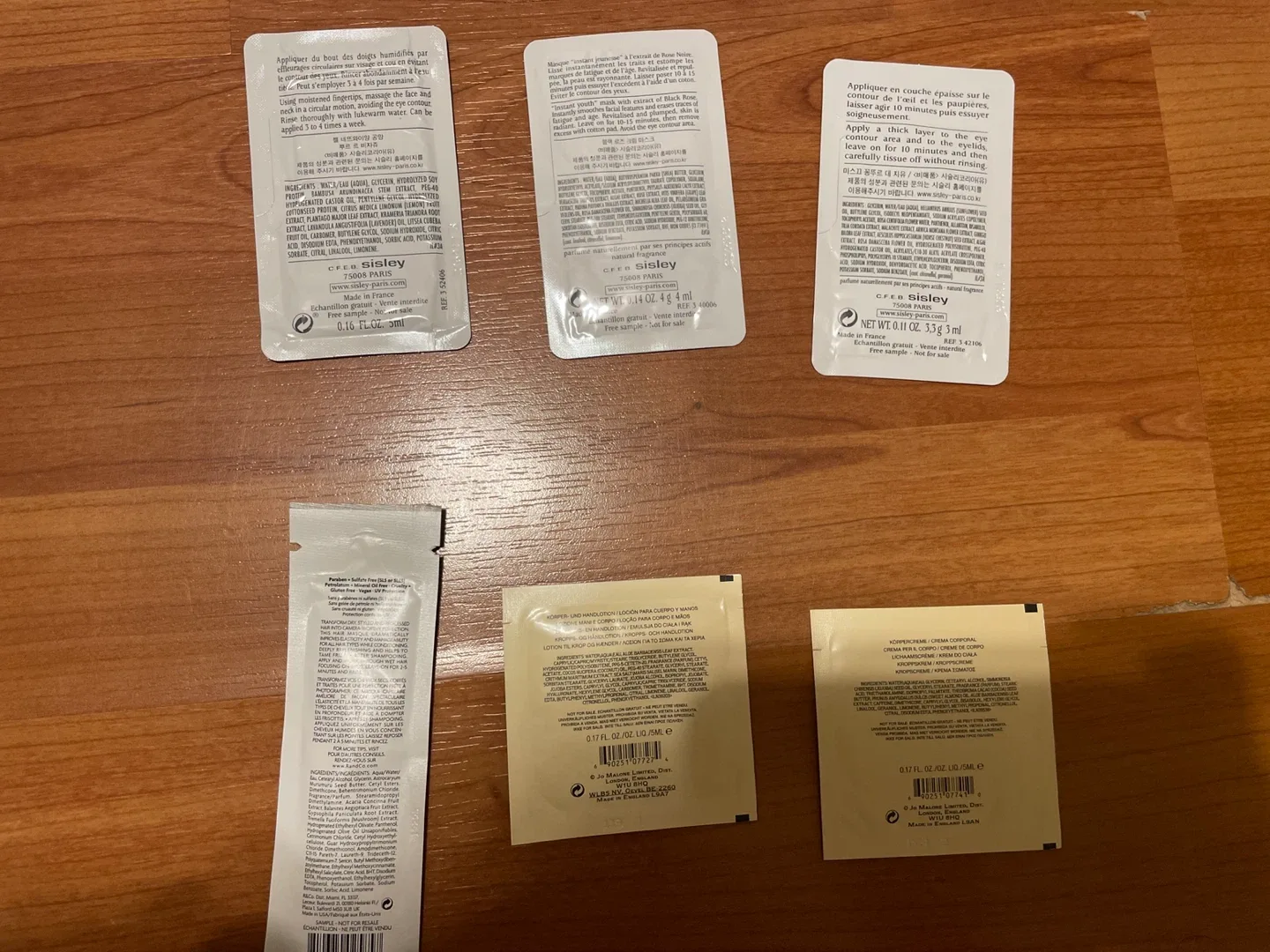 Sisley, R+Co, Jo Malone Sample Lot image indicator(2)