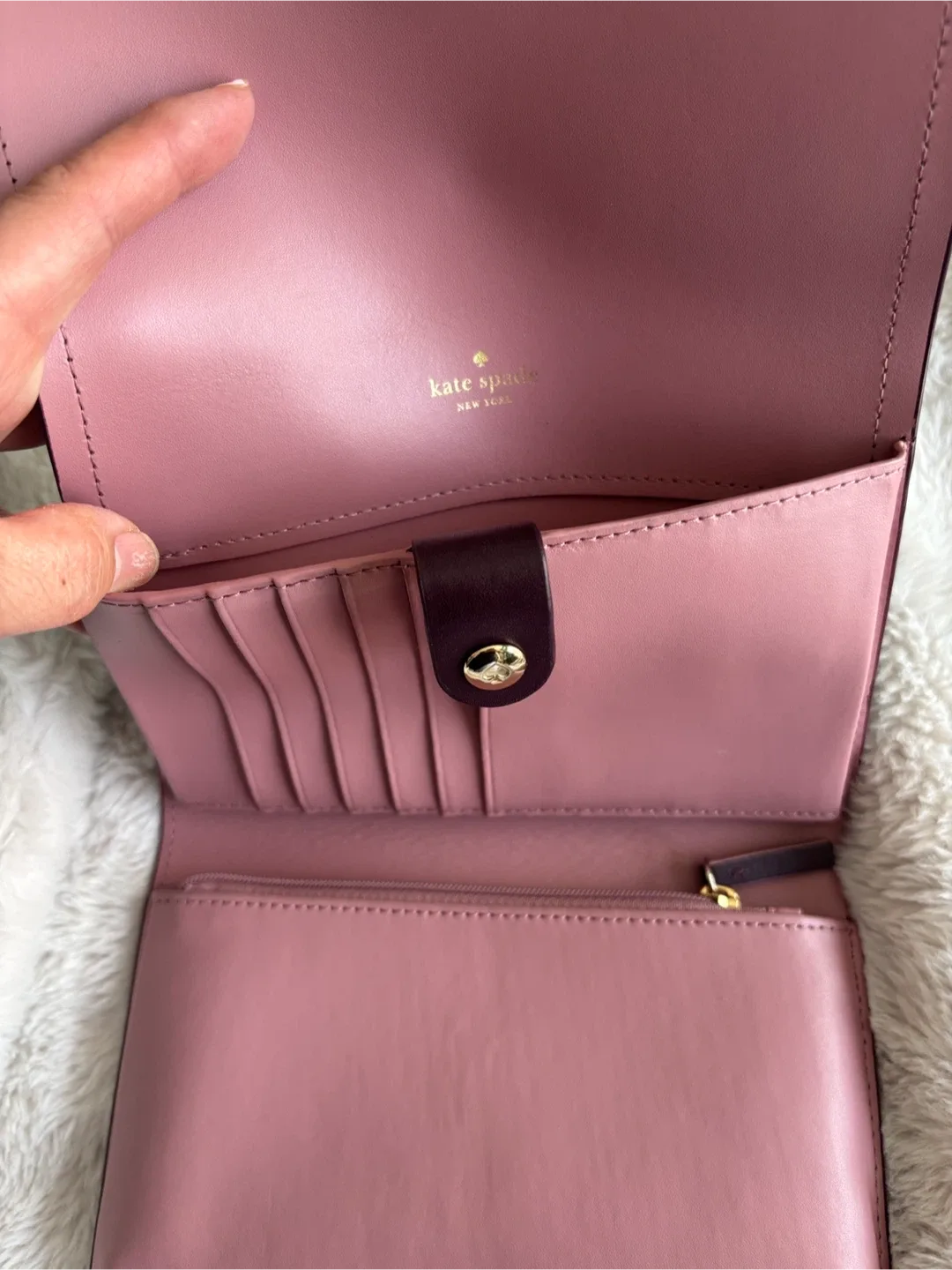 Kate Spade Leather Crossbody Wallet image indicator(3)