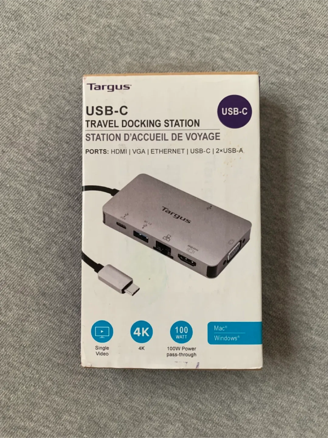 Targus USB-C Travel Docking Station BNIB 🥕 thumbnail