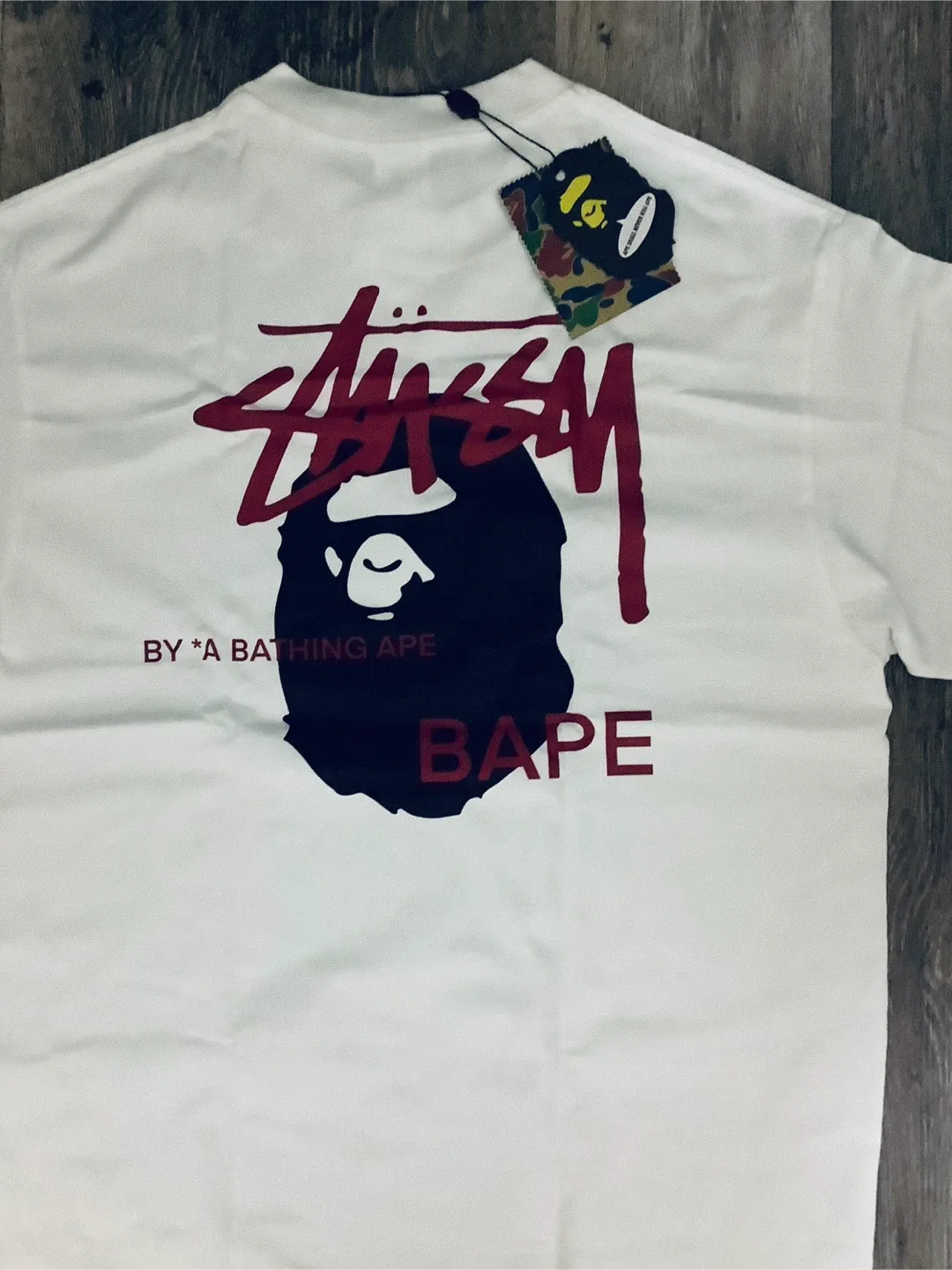 BAPE x Stussy White T-Shirt image indicator(2)