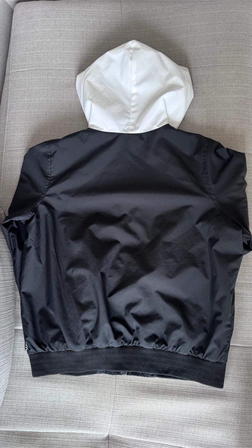Vans Black & White Hooded Jacket -Women S - photo 2