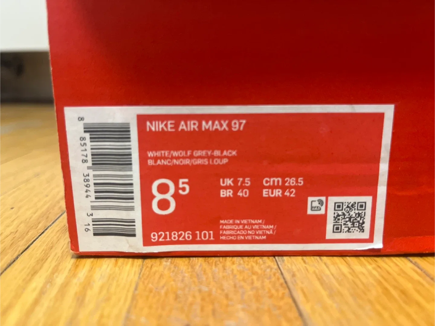 Nike Air Max 97 White, Size 8.5 image indicator(3)