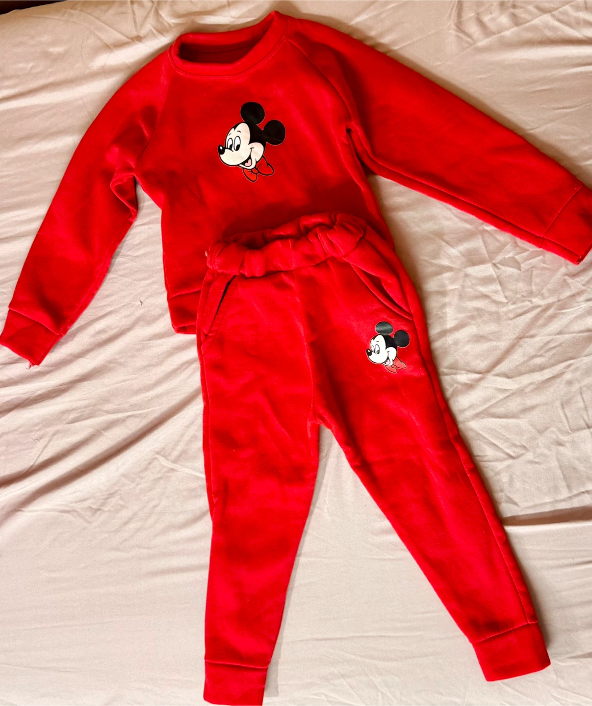 3 items Funzzie Time Hoodie Size 4 and mickey mouse fleece set - photo 2