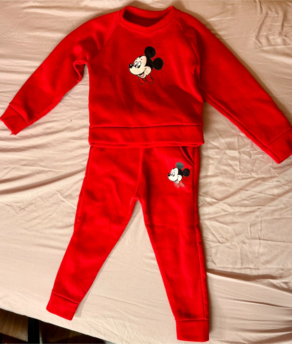 3 items Funzzie Time Hoodie Size 4 and mickey mouse fleece set
