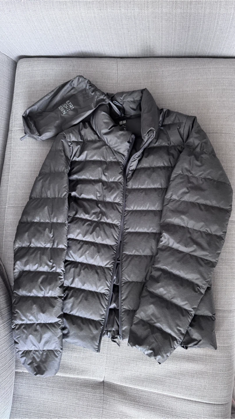 Uniqlo Ultra Light Down Jacket, XS, Grey