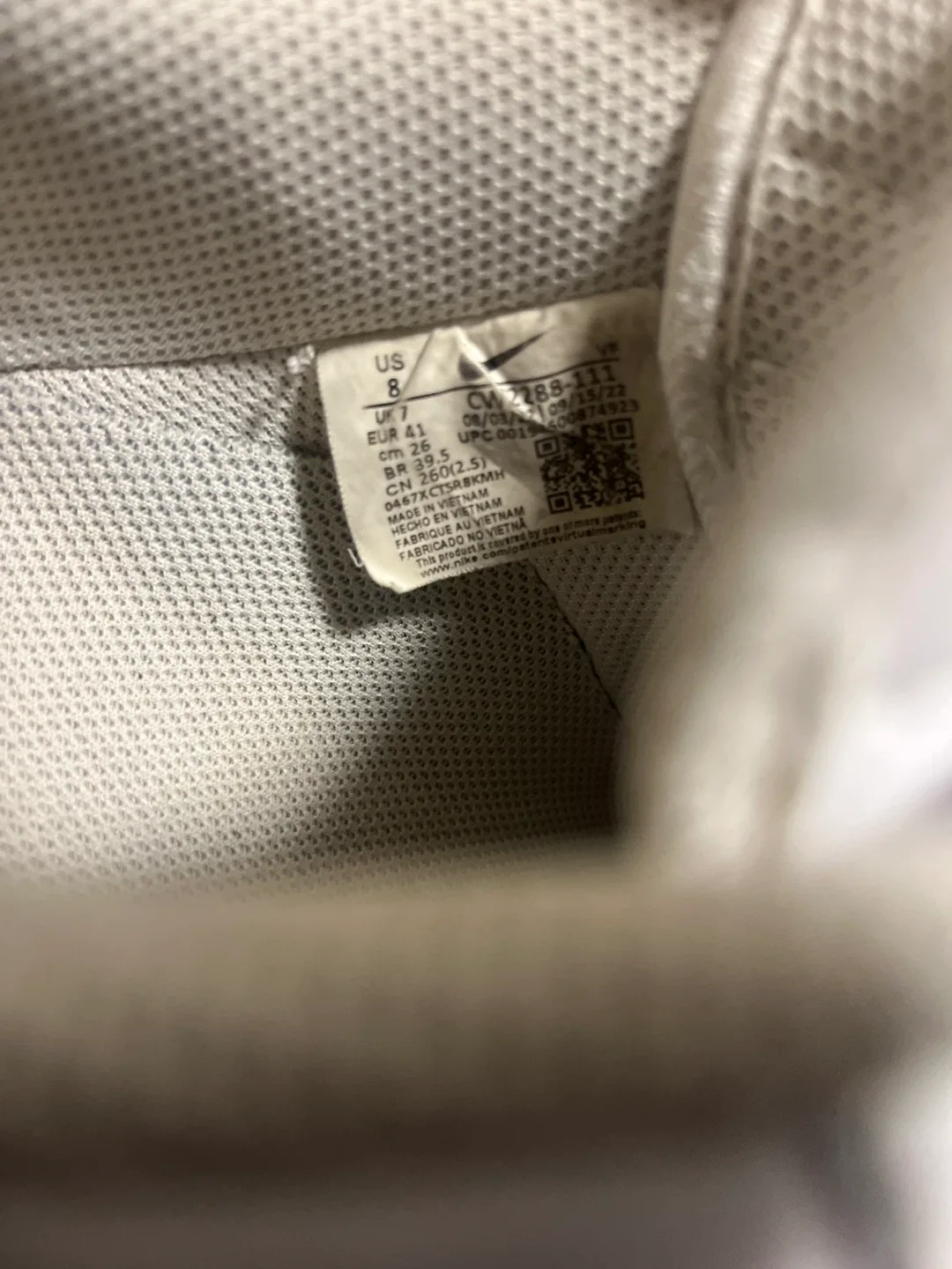 Nike Air Force 1 White Size 8 image indicator(3)