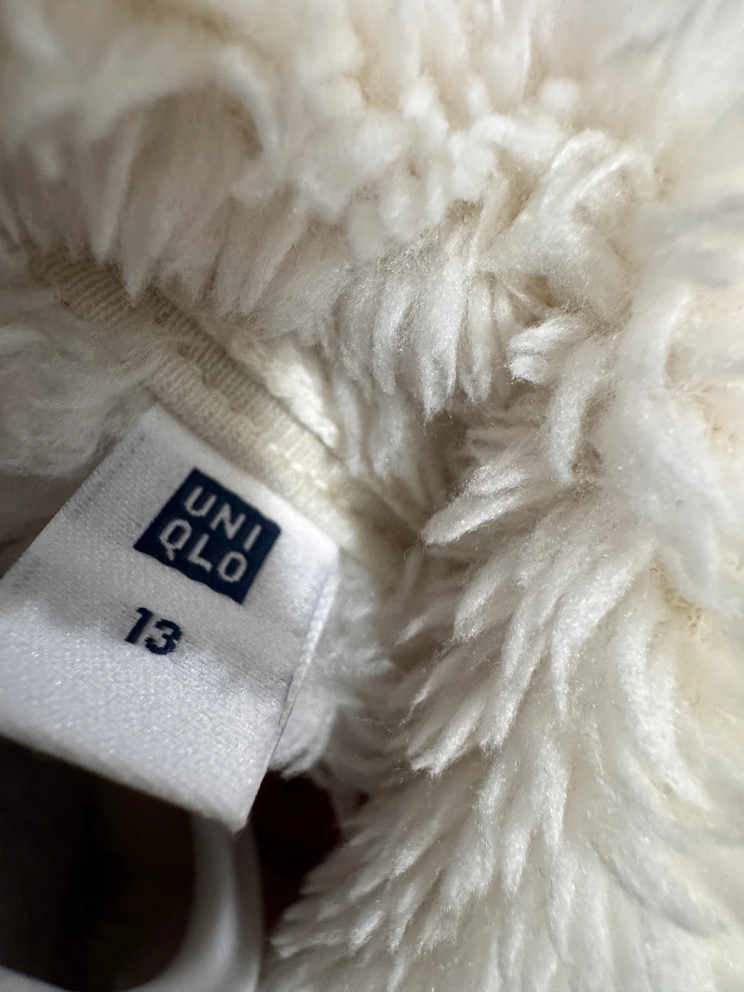Uniqlo Fluffy Yarn Fleece Jacket - Size 13 - photo 2