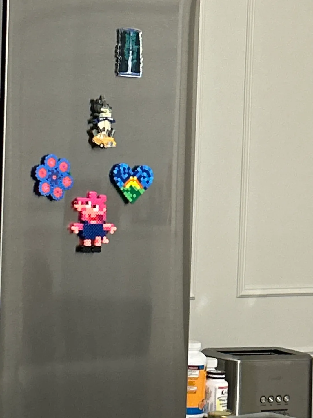 Handmade Perler Bead Magnets image indicator(2)