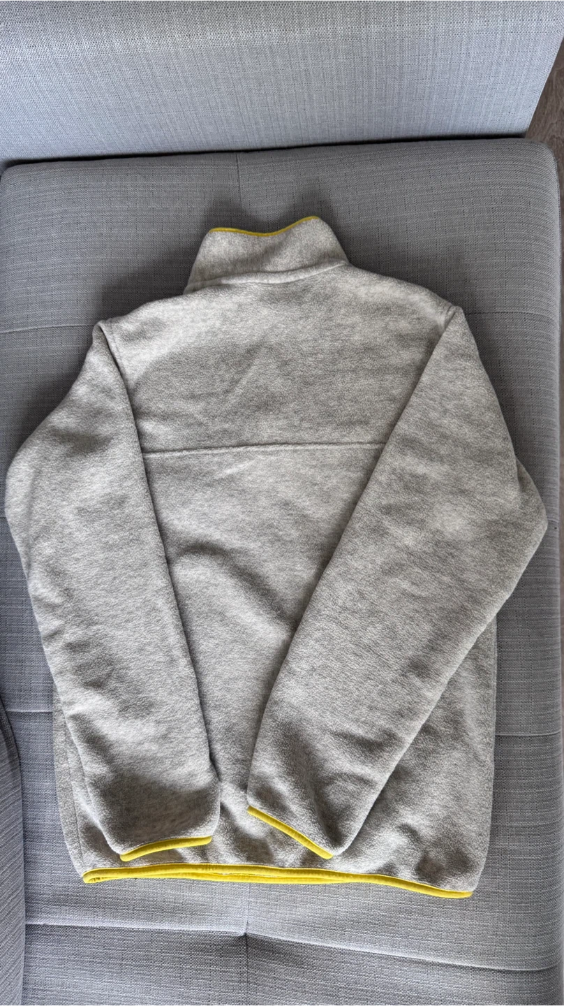 Patagonia Snap T Fleece Pullover - Grey/Yellow - photo 2