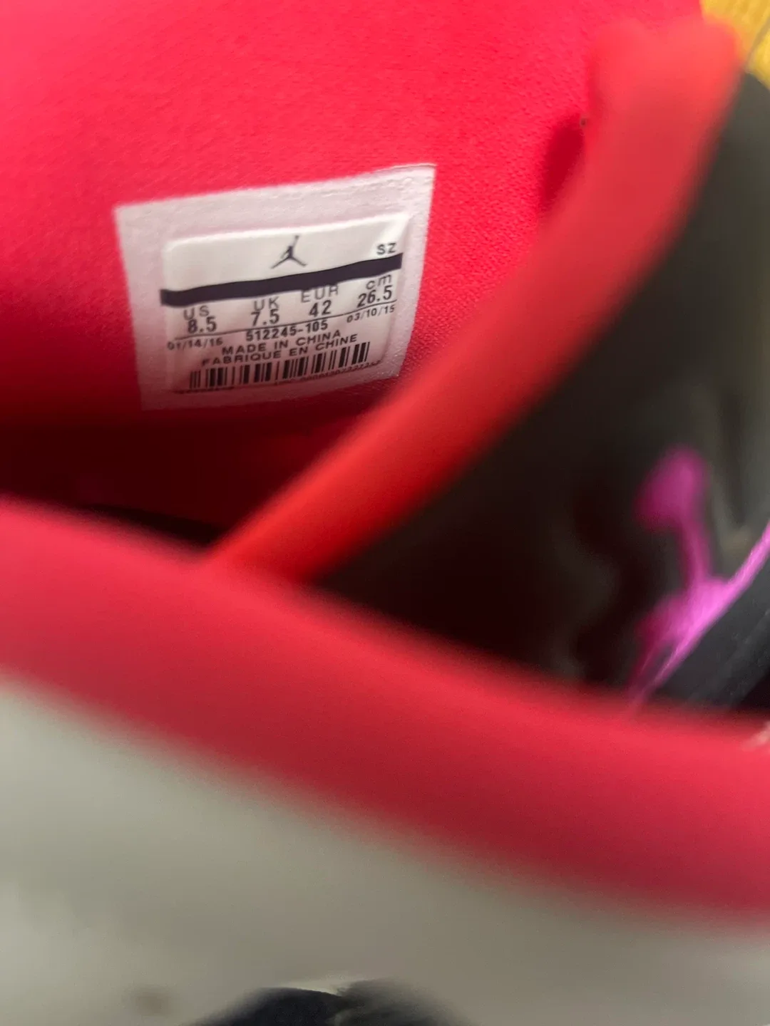 Jordan Son of Mars High Top Sneakers US 8.5 image indicator(3)