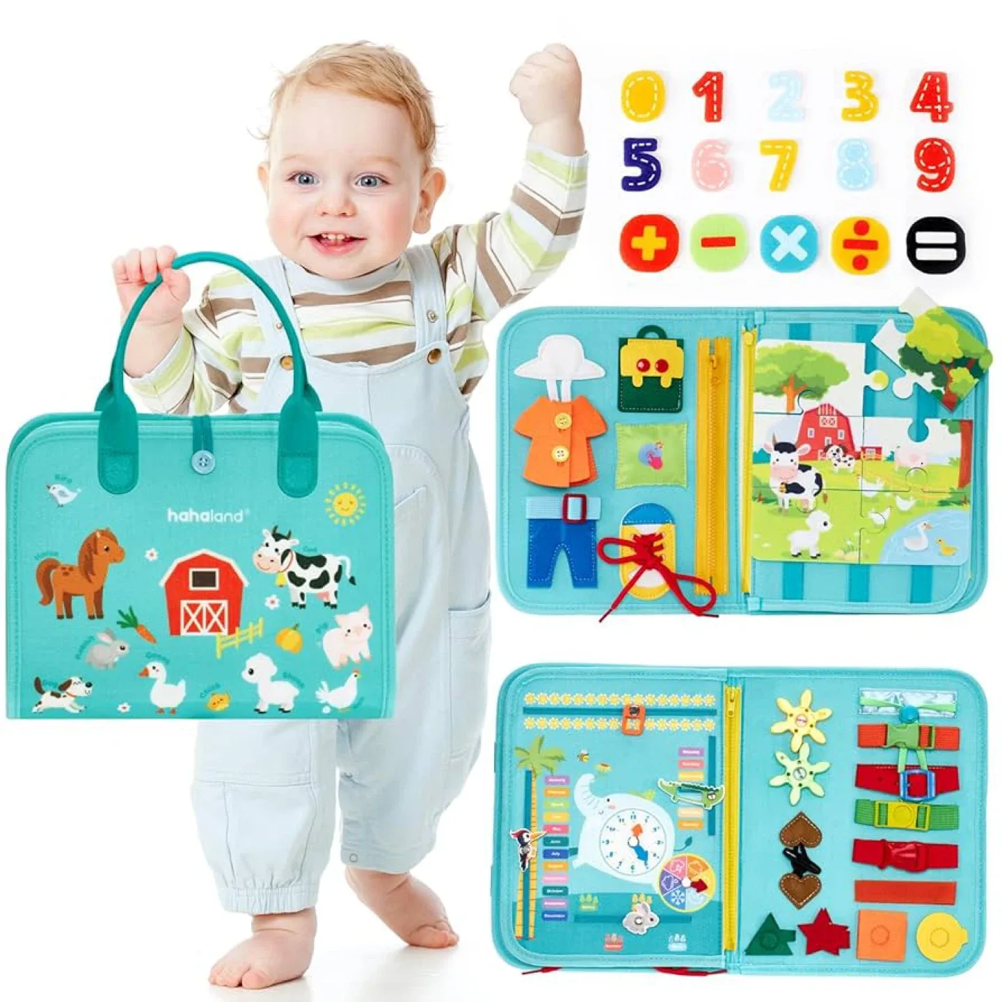 Brand new hahaland Toddler Busy Board/educational toy thumbnail