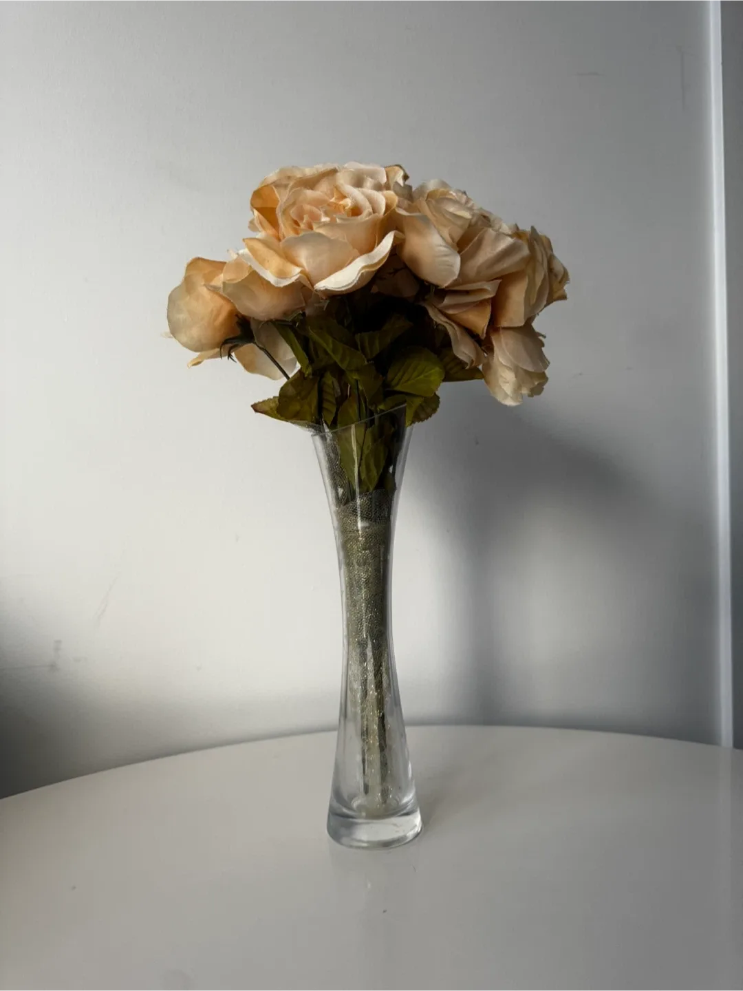 Artificial Rose Bouquet with Vase thumbnail