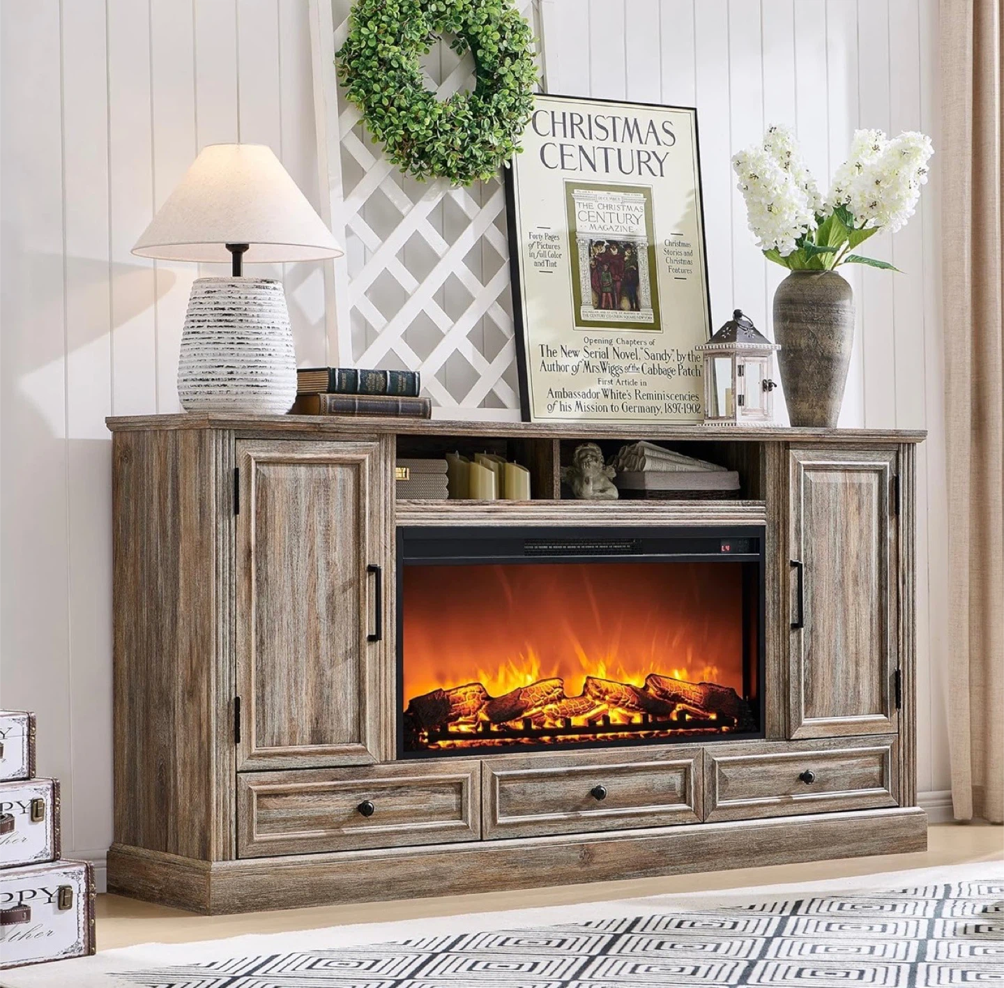 Fire place tv stand - photo 3