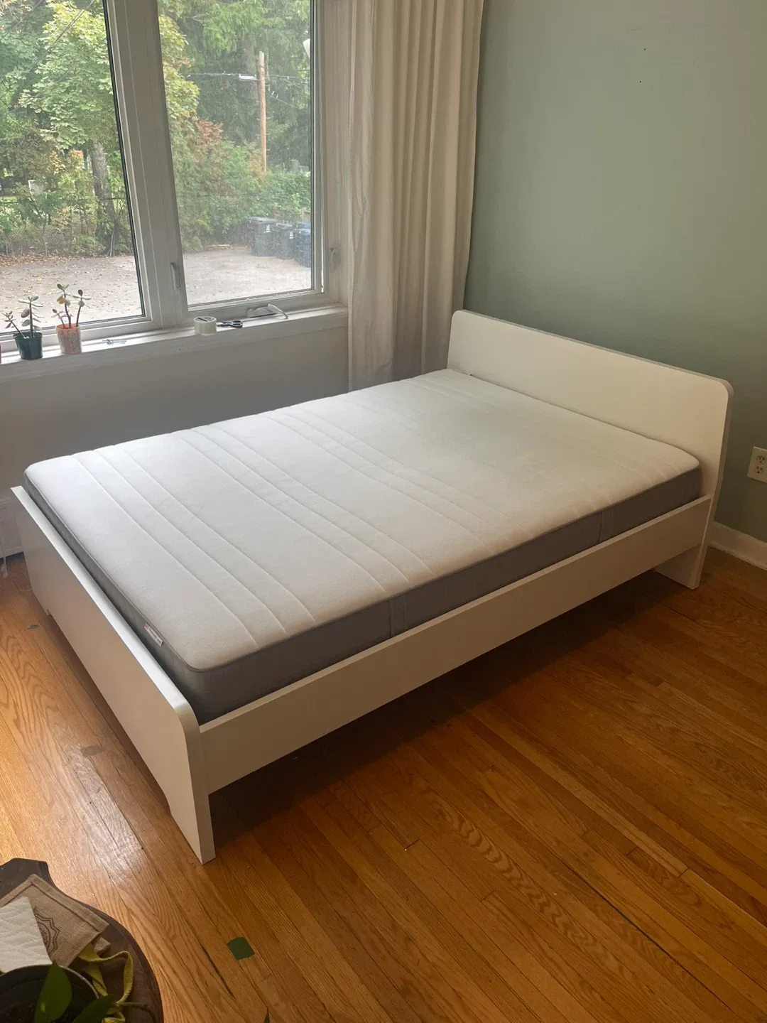 IKEA Askvoll Bed and Mattress - Full/Double thumbnail
