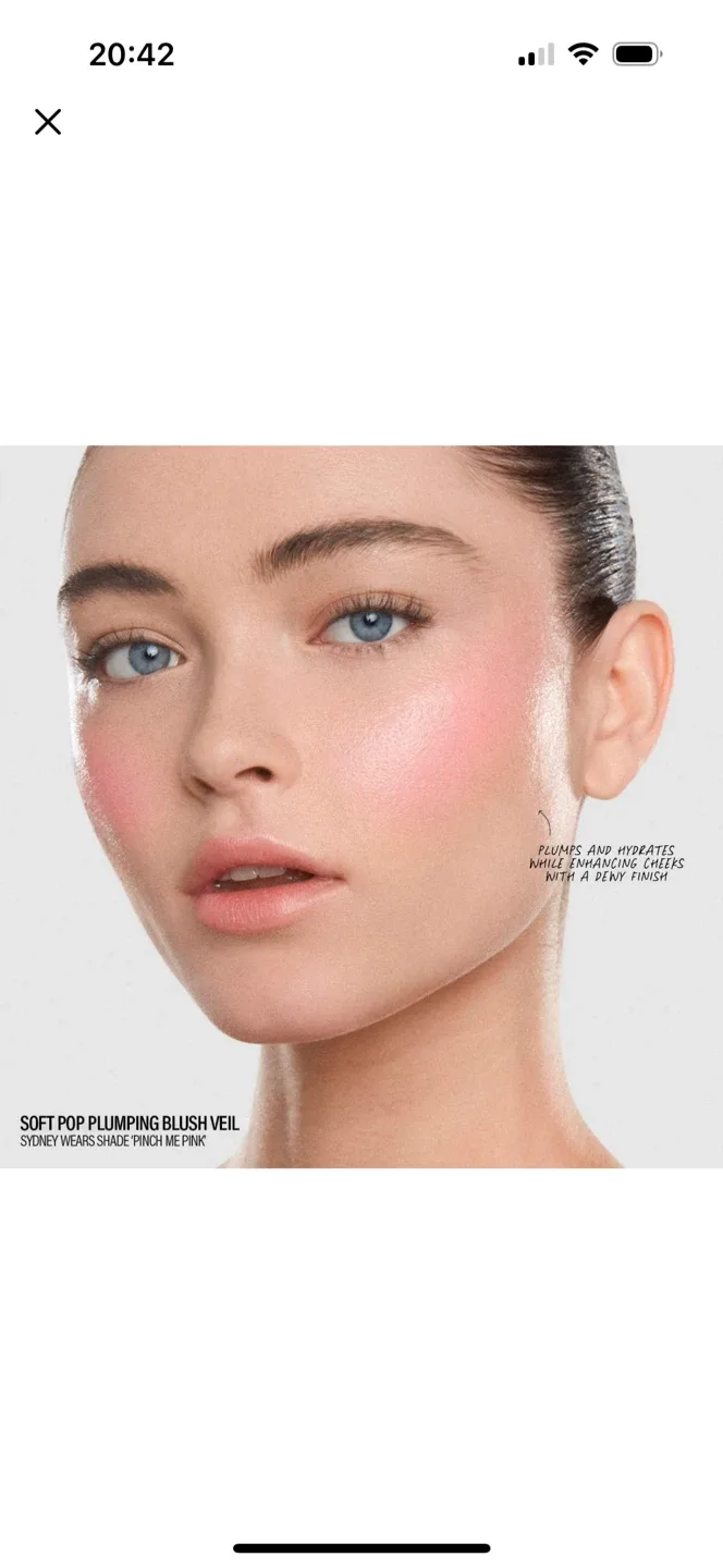 New Makeup By Mario Soft Pop Plumping Blush Veil - Perfect Pink image indicator(6)