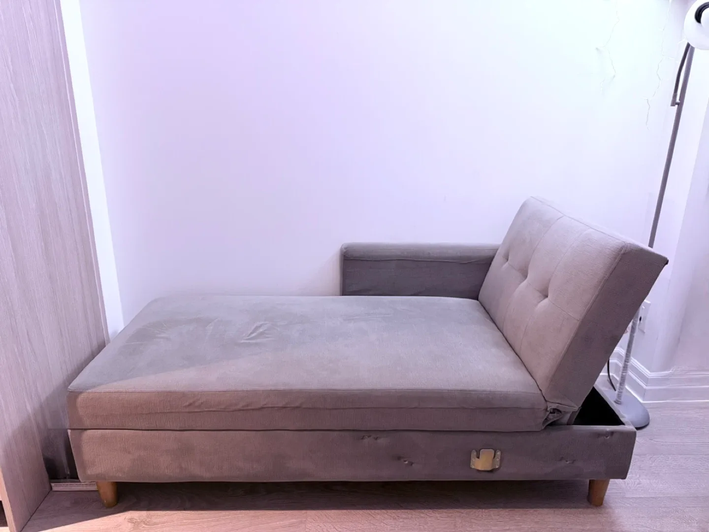 [Saturday Move out Sale] Grey Sofa Bed with Storage 🥕 image indicator(2)