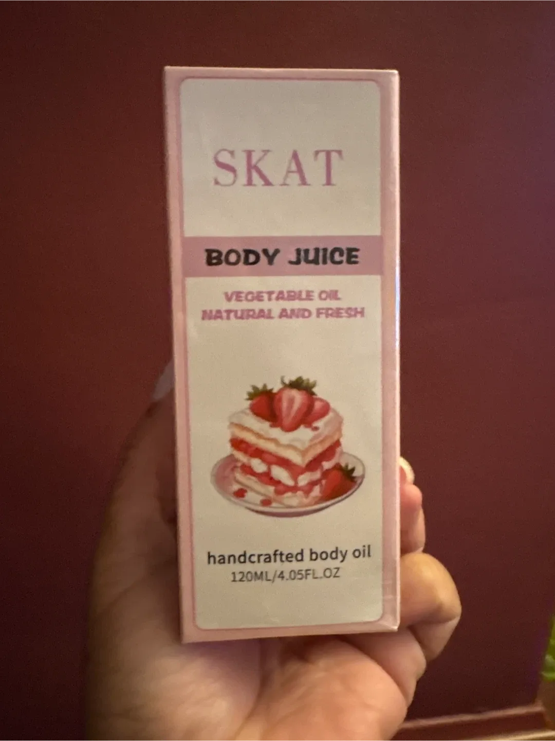 🥕 Strawberry Shortcake Body Juice Handcrafted Body Oil - New thumbnail