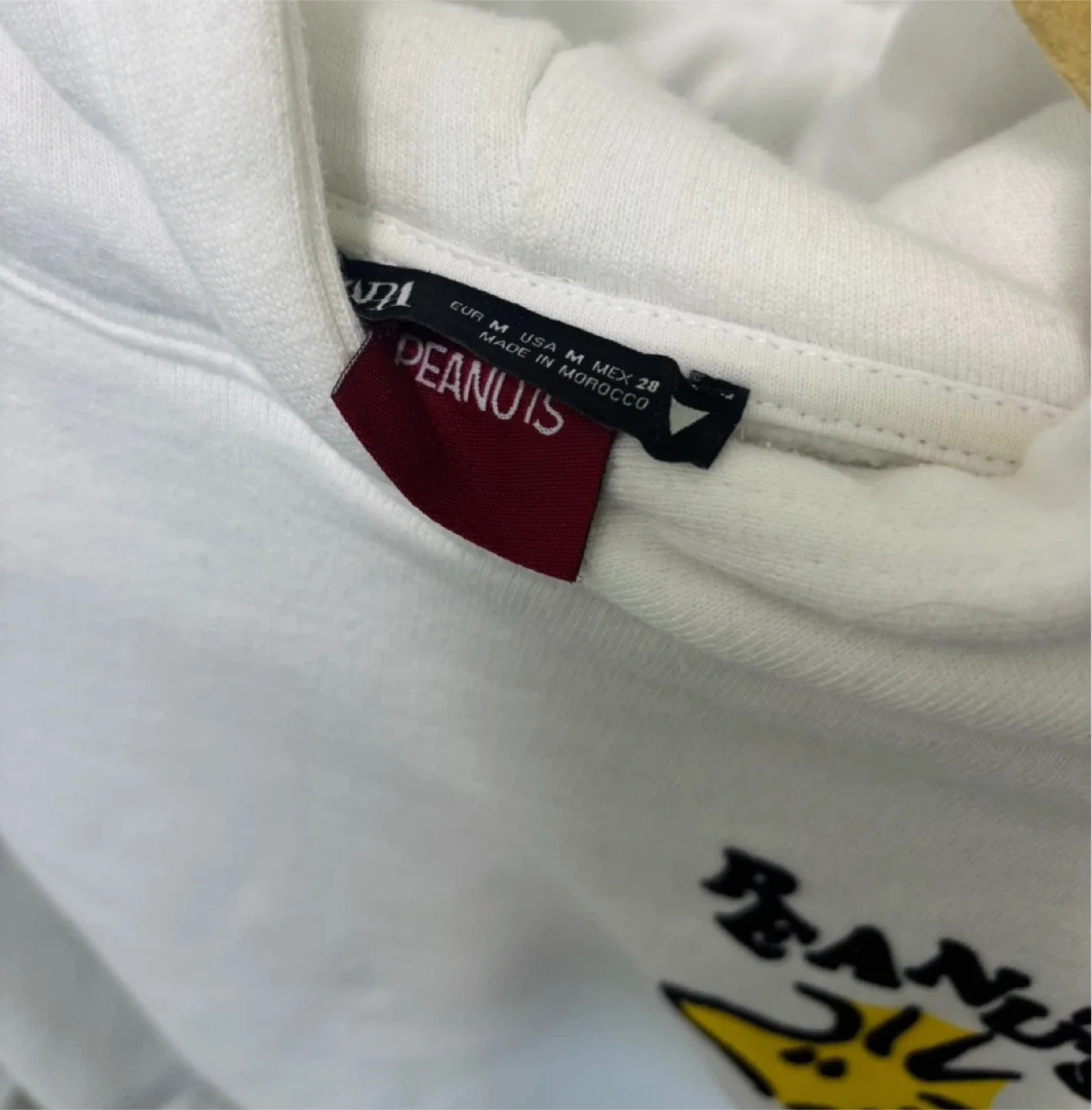 Peanuts white hoodie-medium image indicator(4)